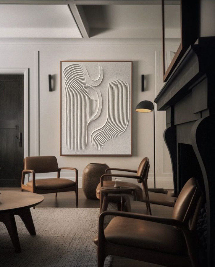 Beige & Brown Minimalist Painting #BBM 021