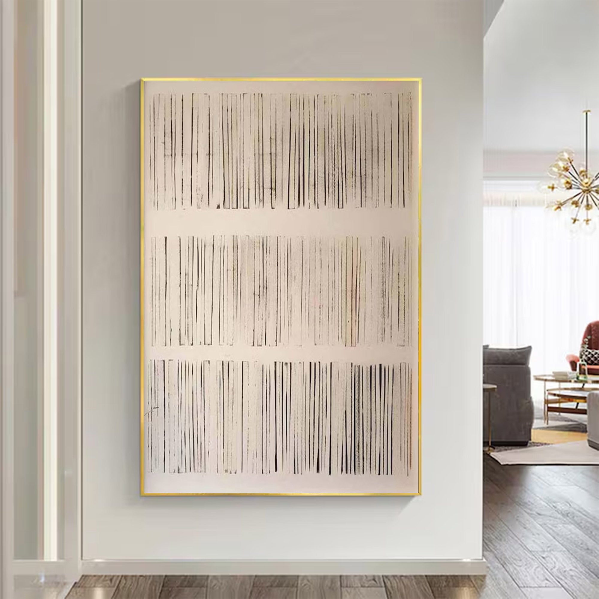 Large Abstract Line Art Graphic | MuroArt #WG 103