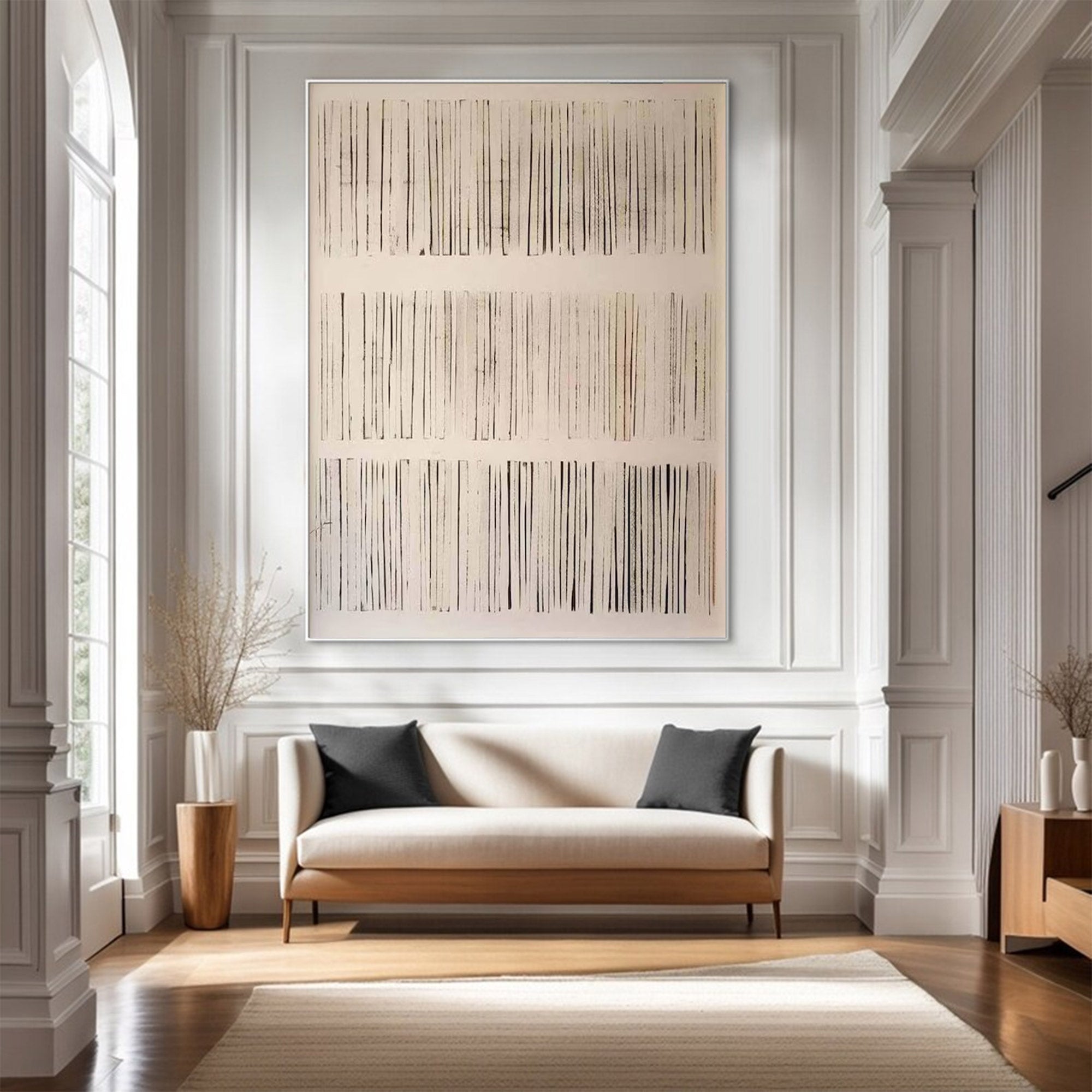 Large Abstract Line Art Graphic | MuroArt #WG 103
