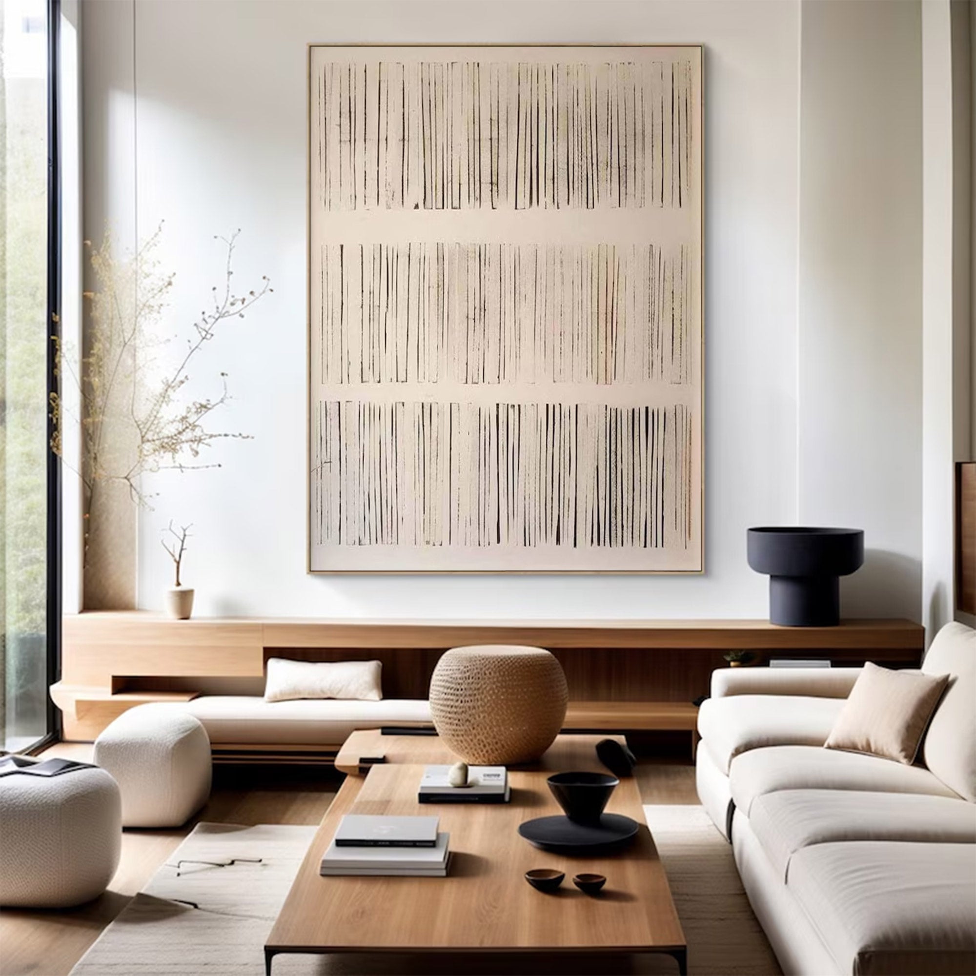 Large Abstract Line Art Graphic | MuroArt #WG 103