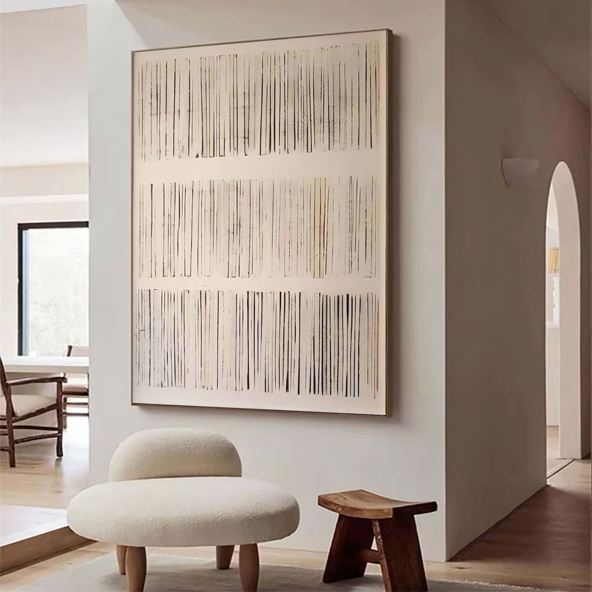 Large Abstract Line Art Graphic | MuroArt #WG 103