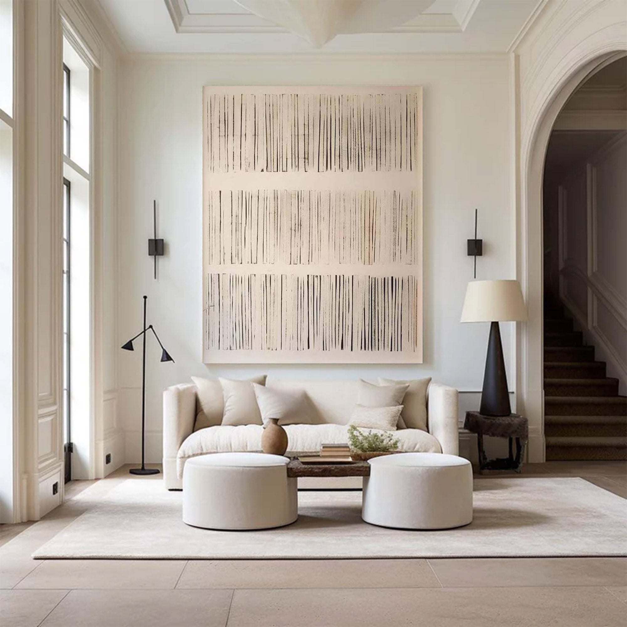 Large Abstract Line Art Graphic | MuroArt #WG 103