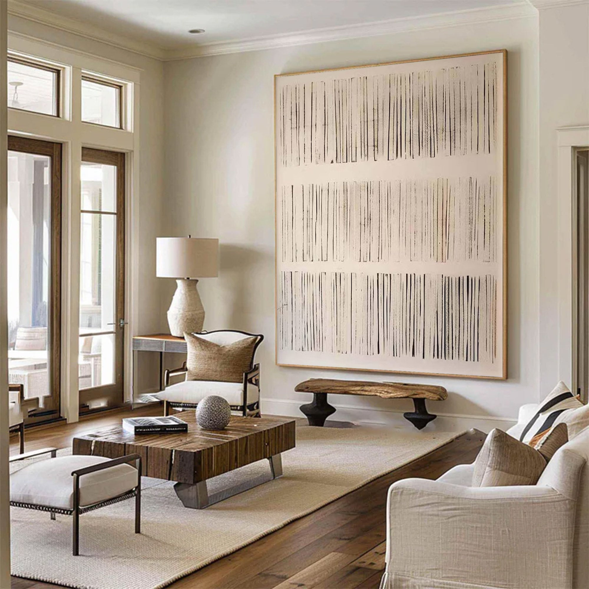 Large Abstract Line Art Graphic | MuroArt #WG 103