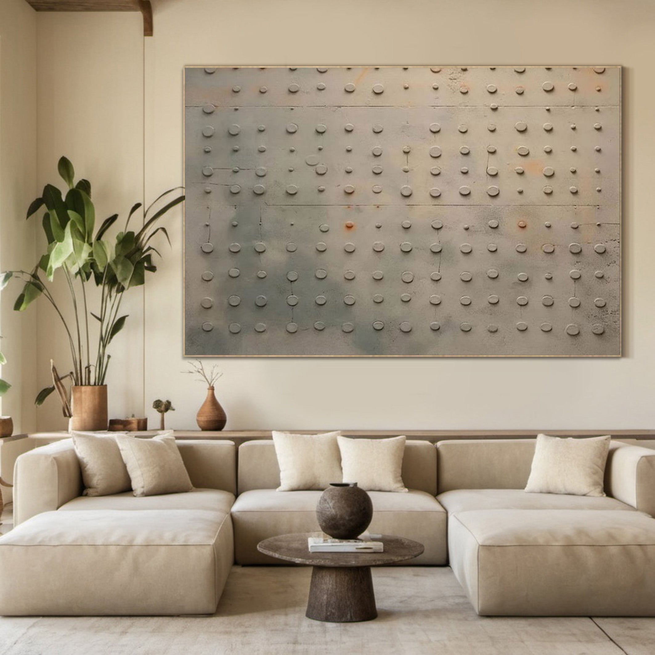 Minimalist Textured Abstract, Urban Surface Wall Art #BGA 231