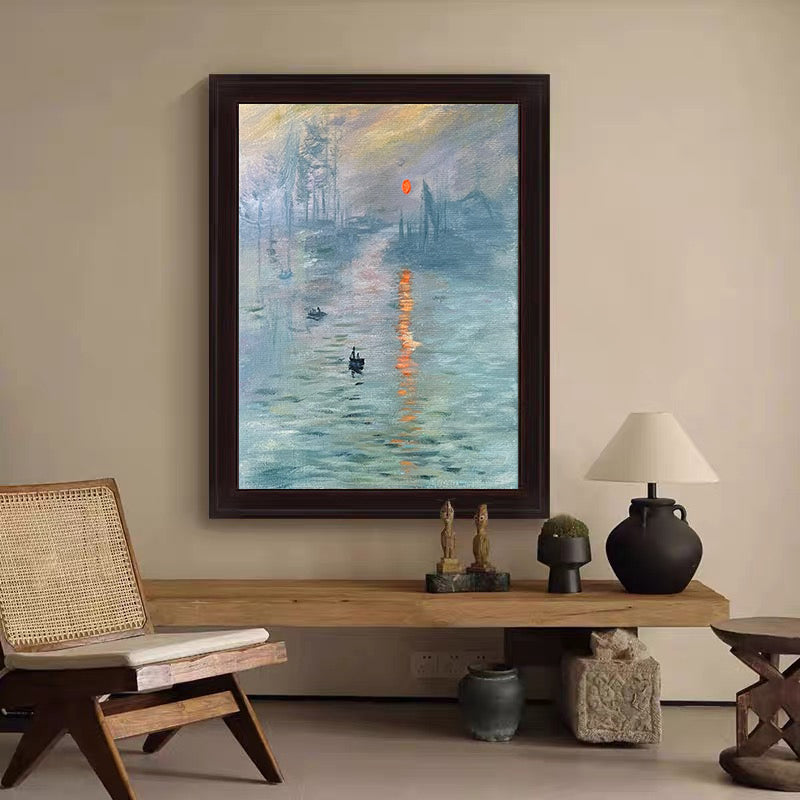 Monet's Dawn: Sunrise Impression, Harbor Haze Art #BGA 190