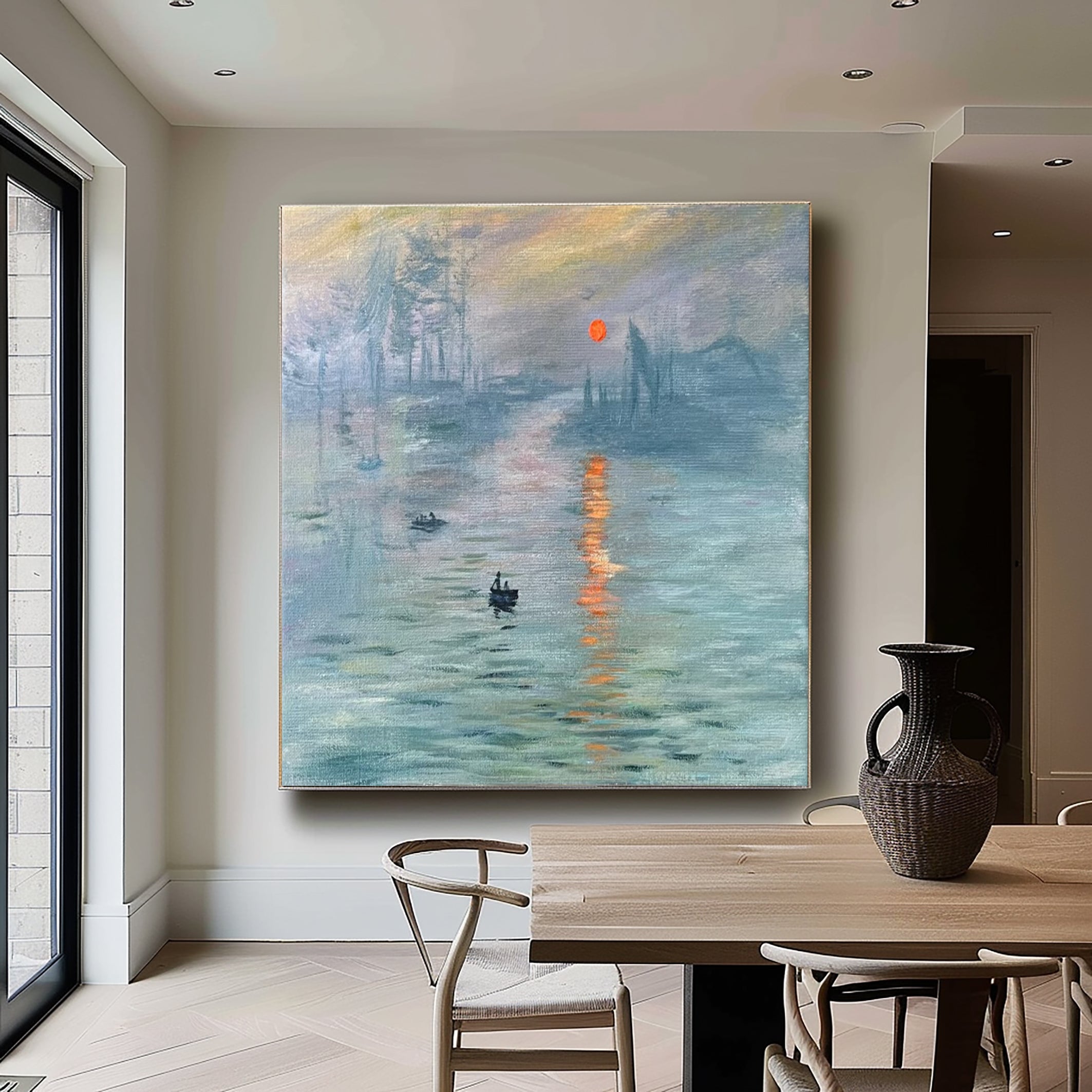 Monet's Dawn: Sunrise Impression, Harbor Haze Art #BGA 190