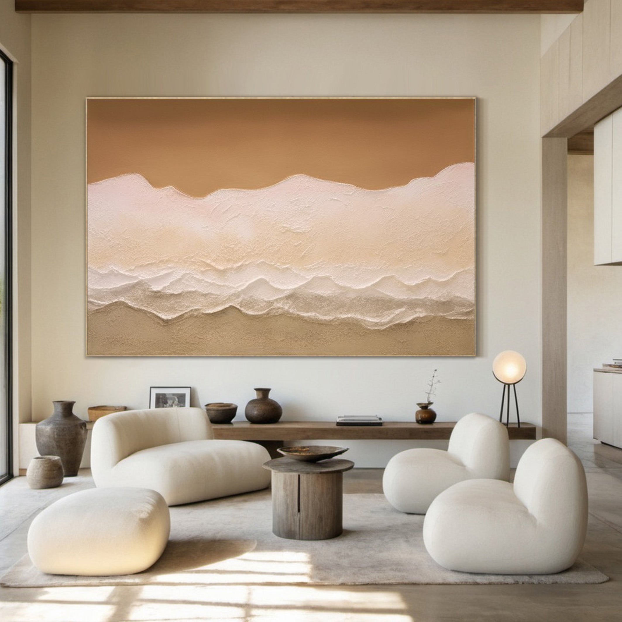 Contemporary Landscape Abstract with Textured Layers #BGA 253