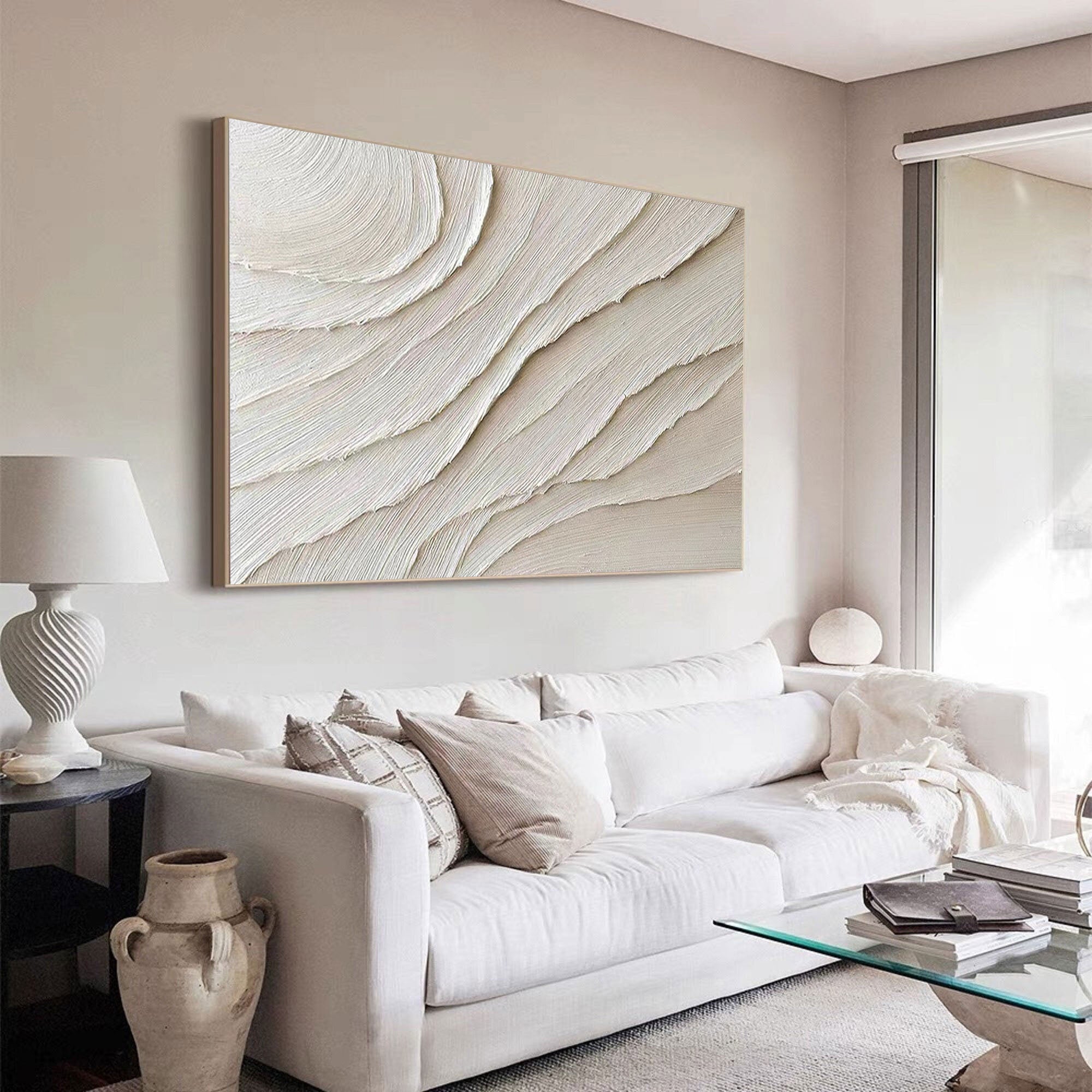 White Minimalist Painting #WM 017