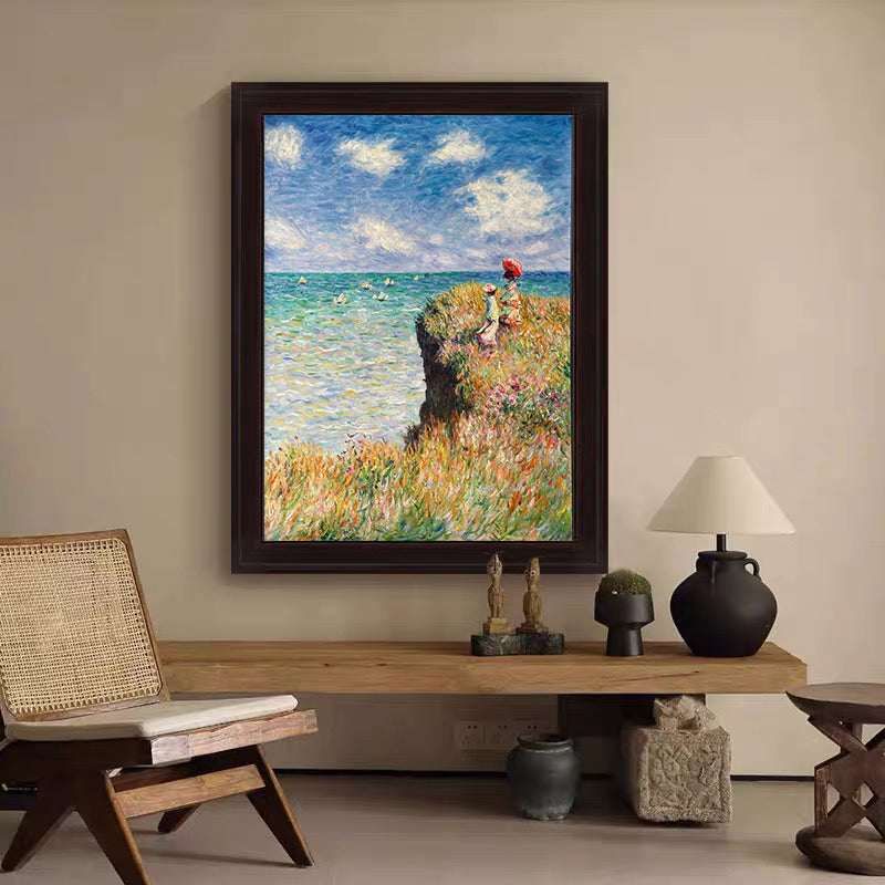 The Cliff Walk at Pourville, Inspired by Monet #BGA 174