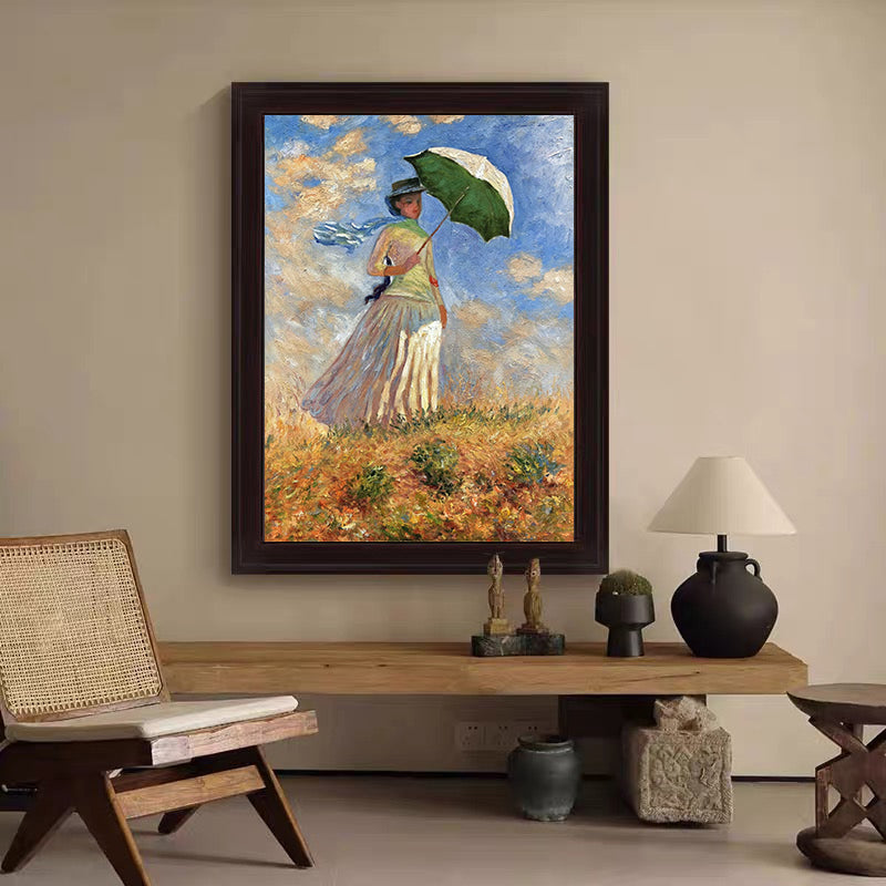 Woman with a Parasol, Inspired by Monet #BGA 177