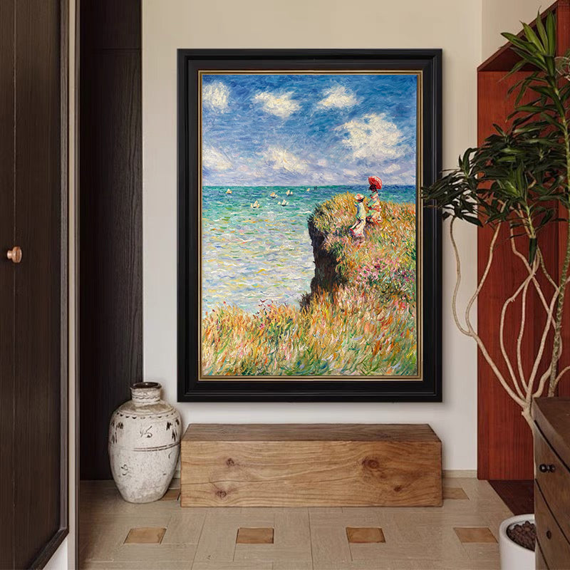 The Cliff Walk at Pourville, Inspired by Monet #BGA 174