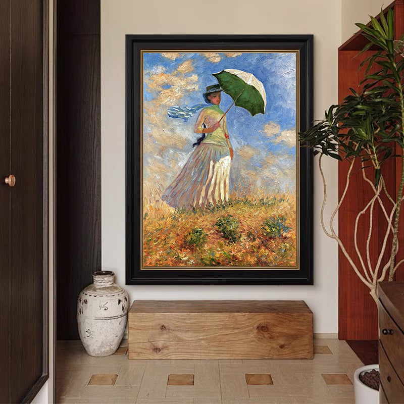 Woman with a Parasol, Inspired by Monet #BGA 177