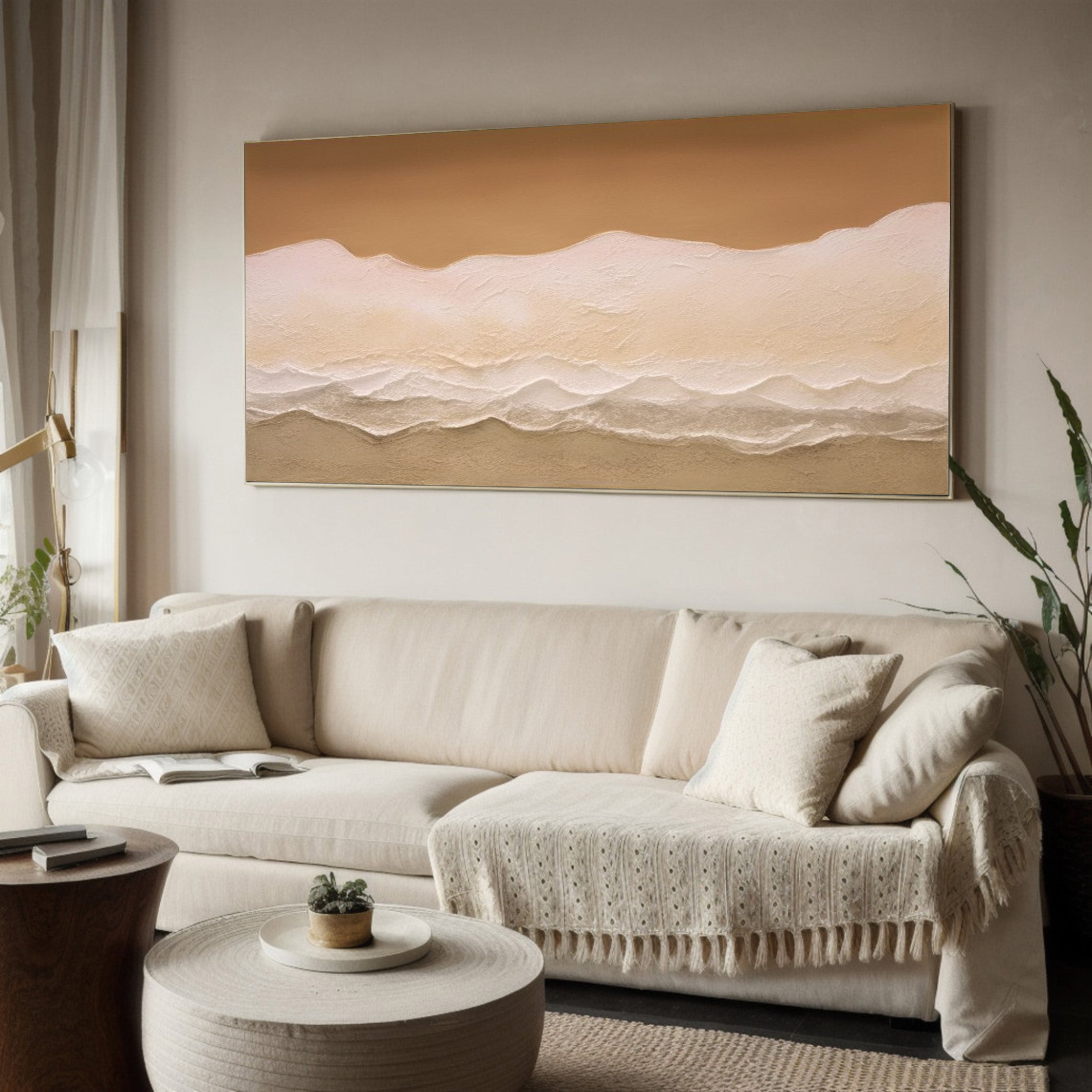 Contemporary Landscape Abstract with Textured Layers #BGA 253