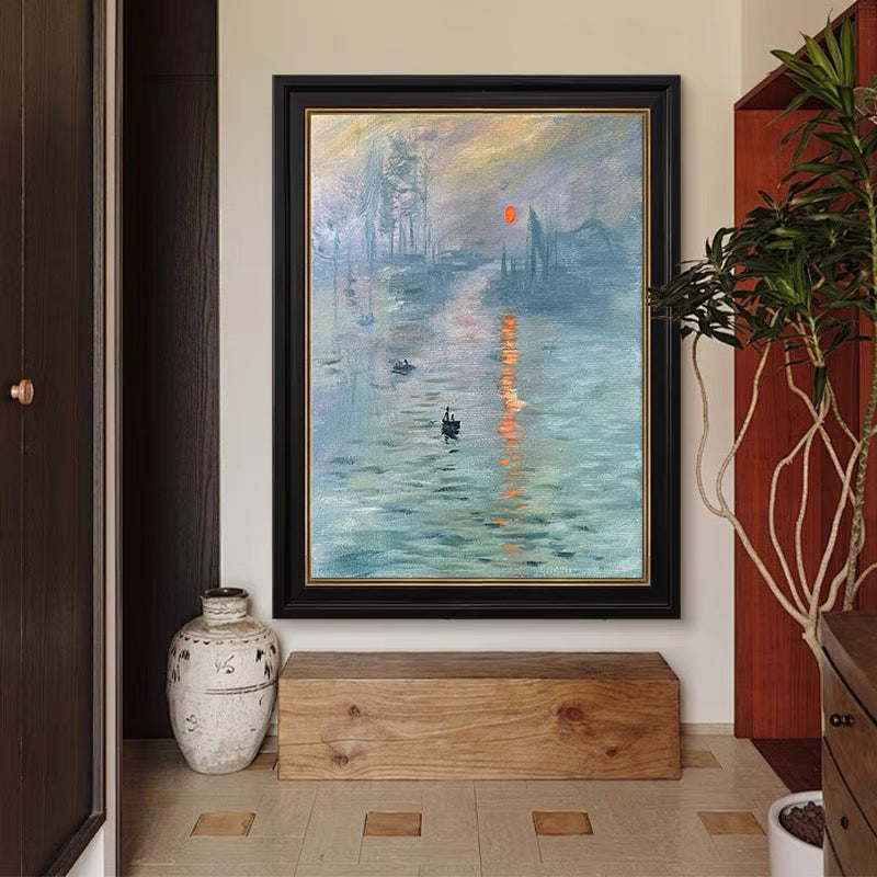 Monet's Dawn: Sunrise Impression, Harbor Haze Art #BGA 190