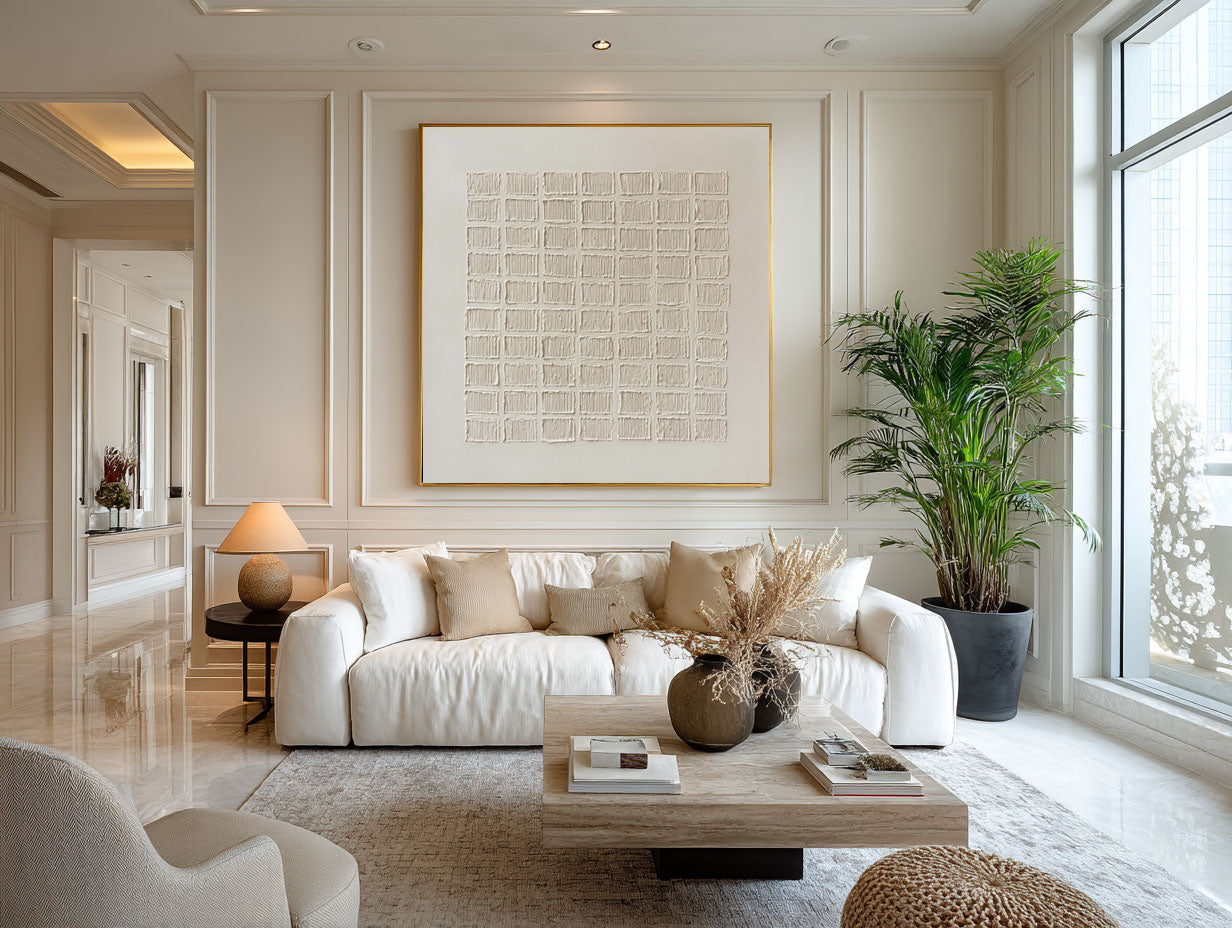 Abstract Shades Painting Sophisticated Home Art #WG 056