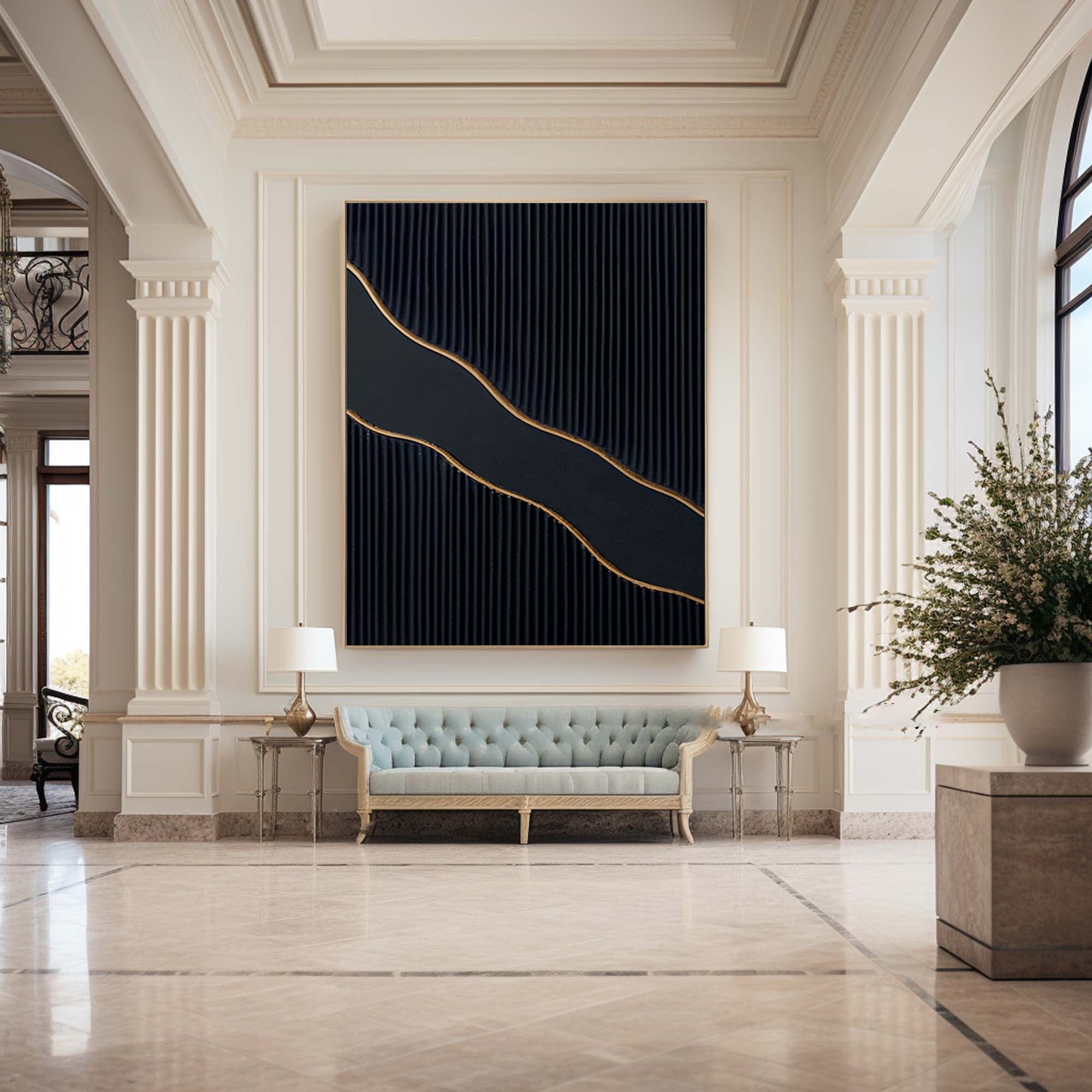 Simplistic Style Oil Painting | Modern Art for Elegant Home Decor #BM 079