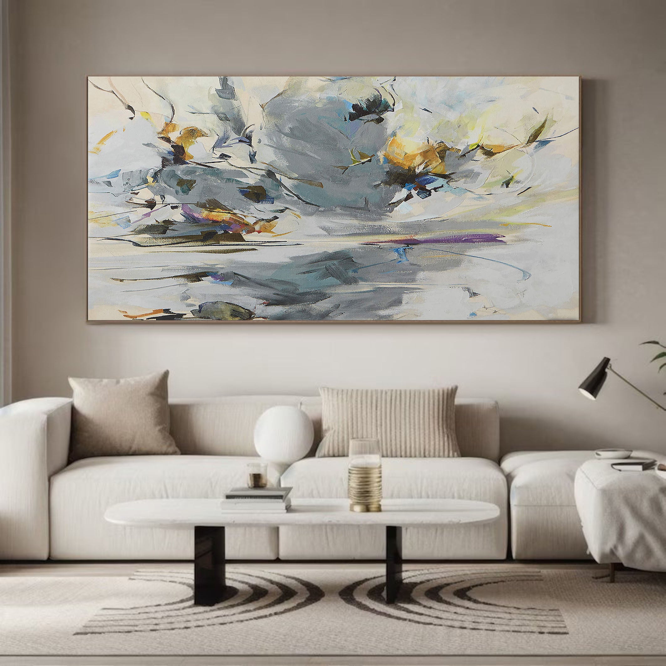The Birds Of Wonder In the Auspicious Sky, Abstract Wall Art #BGA 109