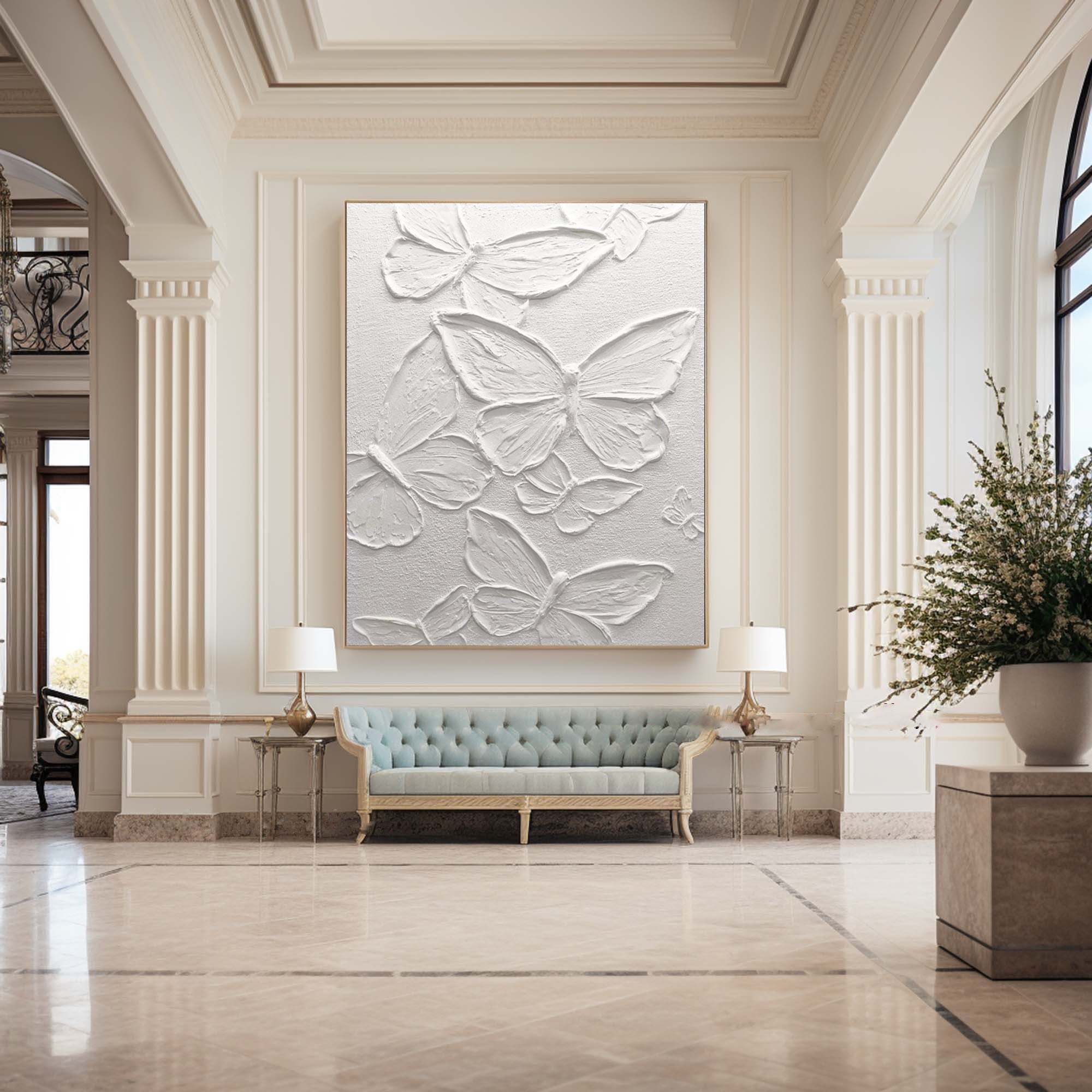 White Minimalist Painting #WM 031