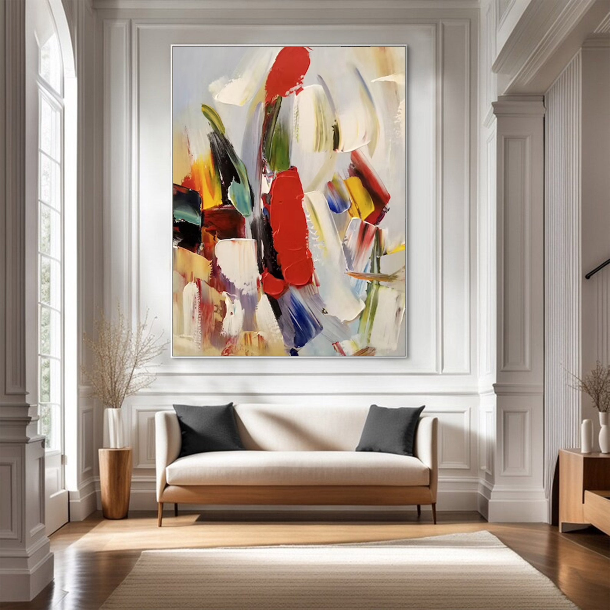 Vivid Colorful Expressive Abstract Art | MuroArt #WG 106