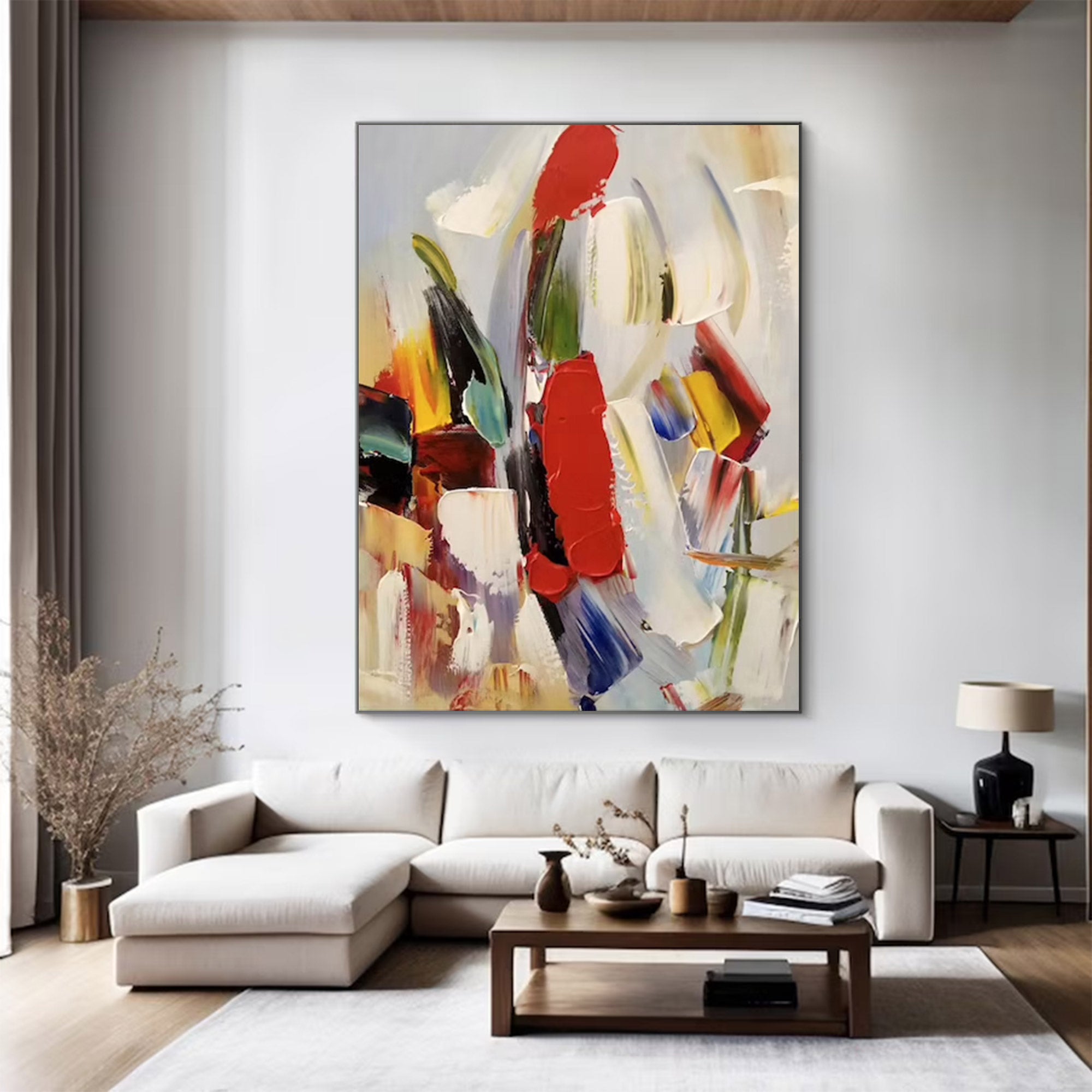 Vivid Colorful Expressive Abstract Art | MuroArt #WG 106