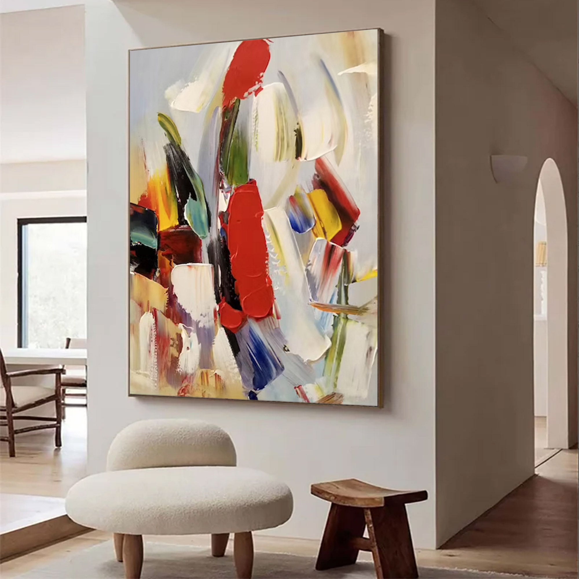 Vivid Colorful Expressive Abstract Art | MuroArt #WG 106