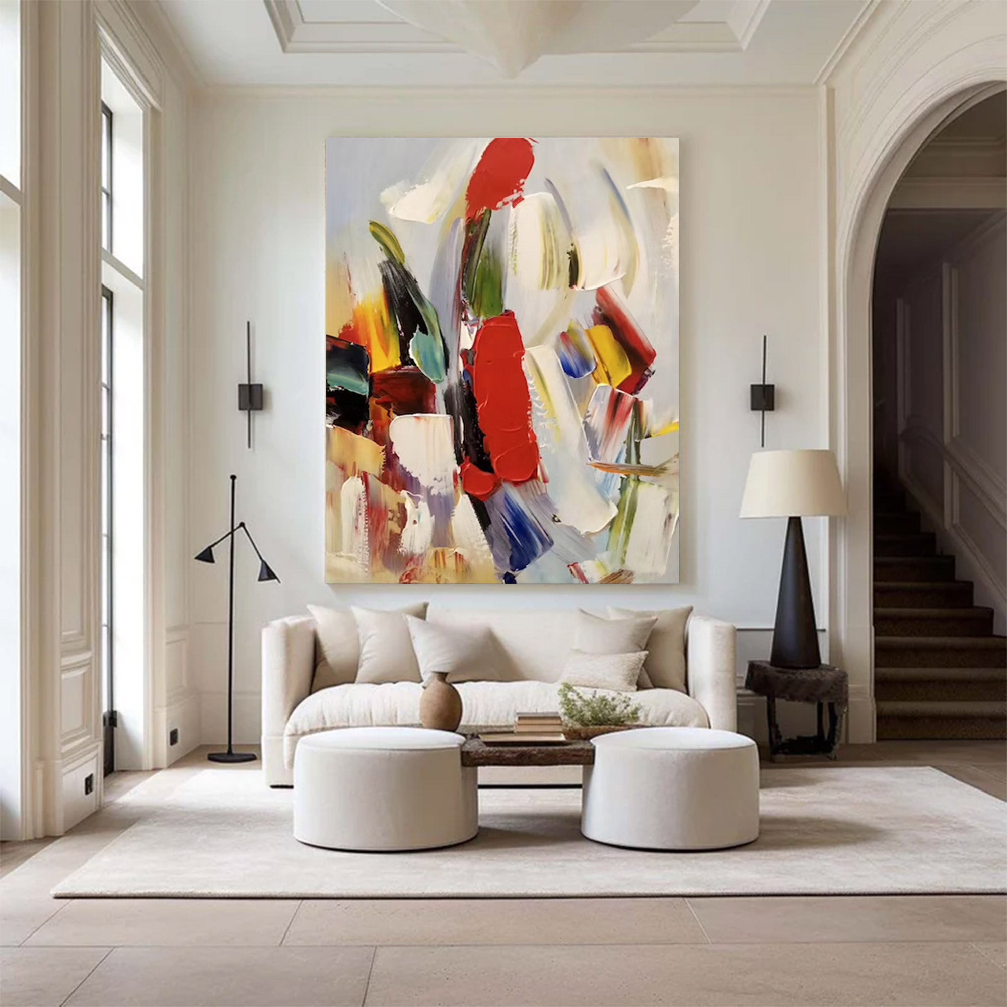 Vivid Colorful Expressive Abstract Art | MuroArt #WG 106