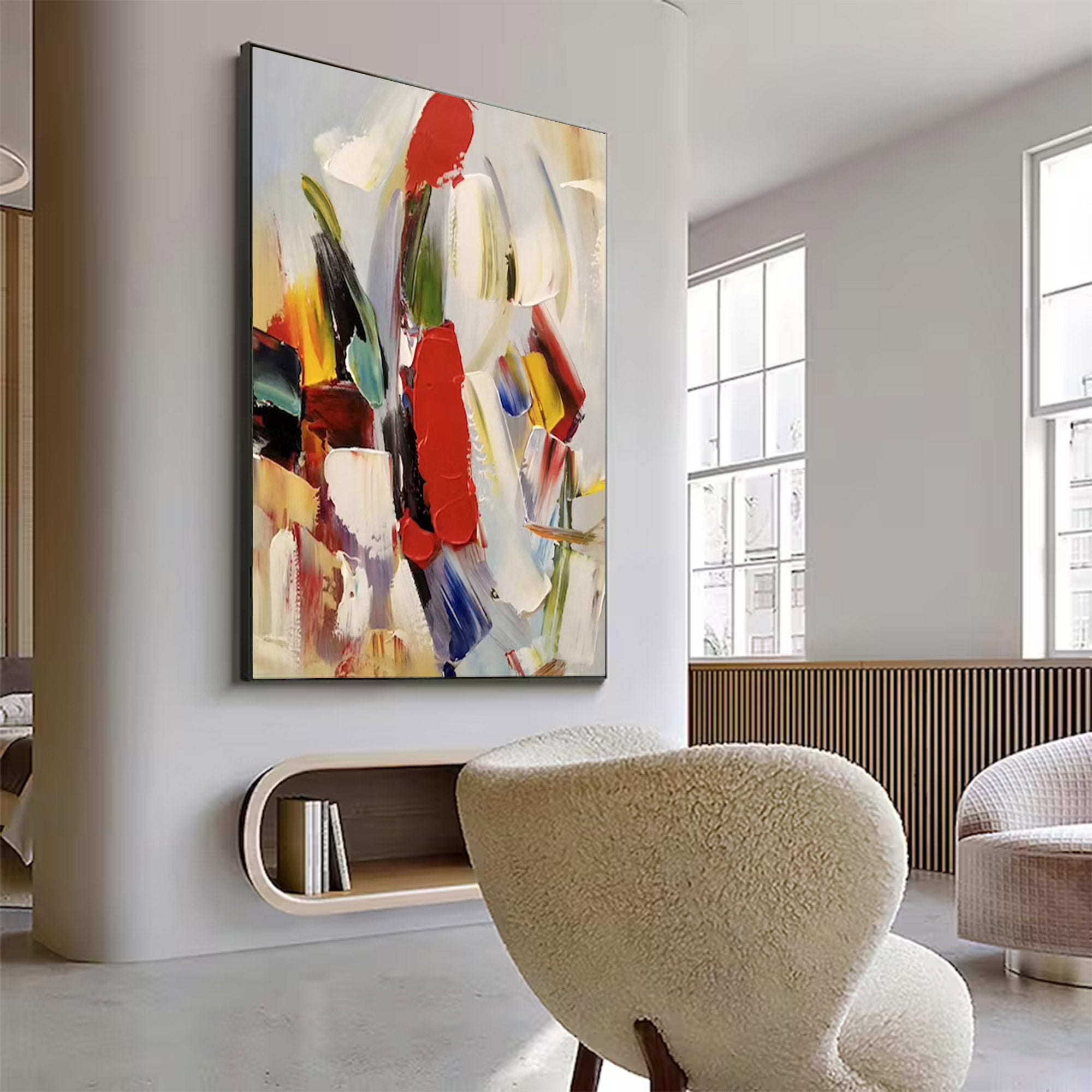 Vivid Colorful Expressive Abstract Art | MuroArt #WG 106