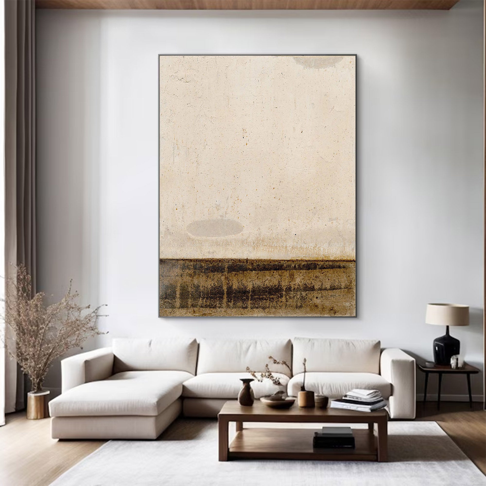 Abstract Large Modern Textured Art | MuroArt #WG 107