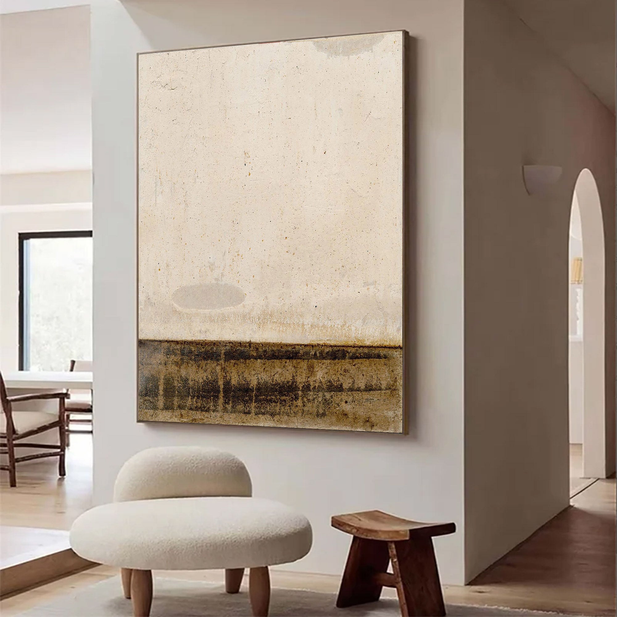 Abstract Large Modern Textured Art | MuroArt #WG 107