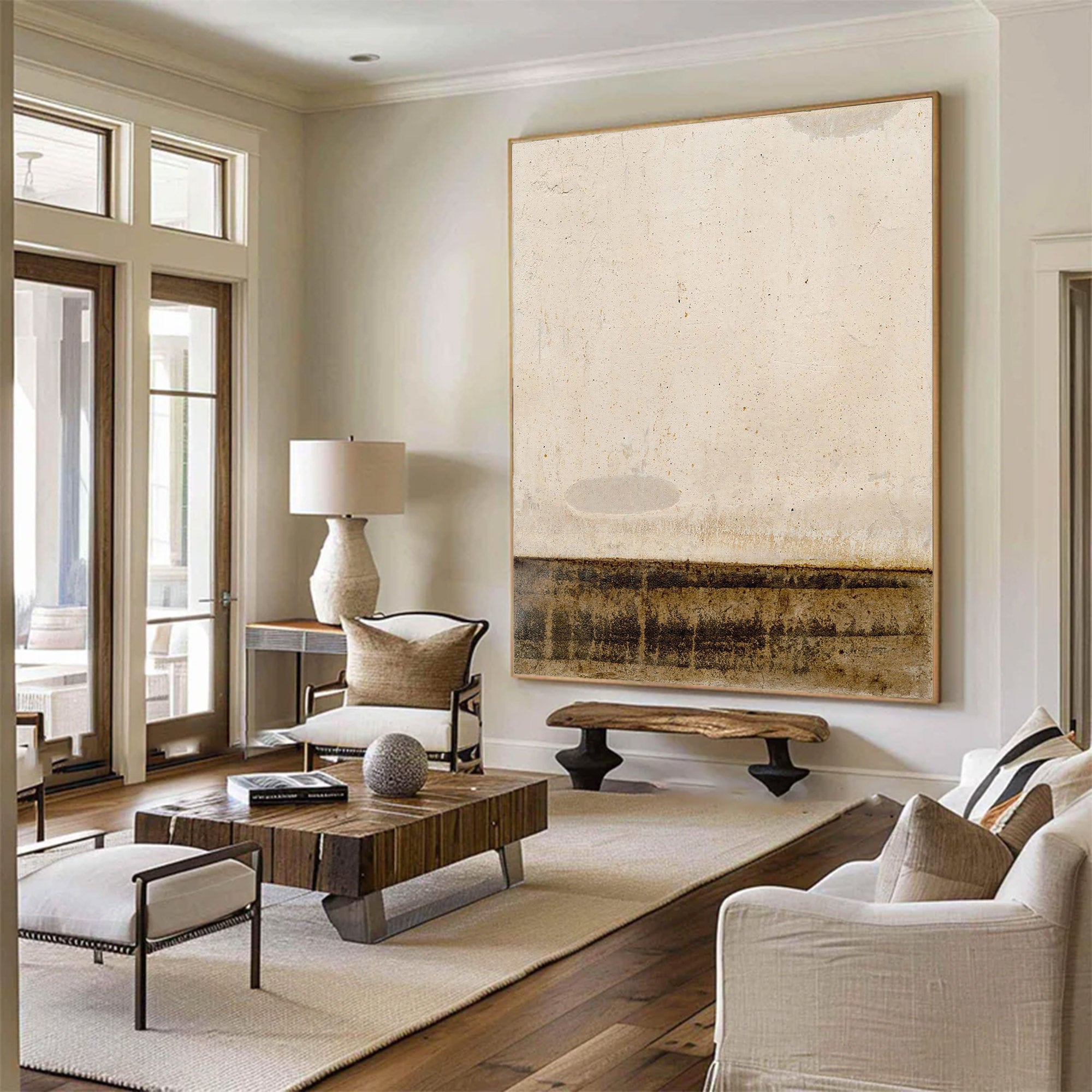 Abstract Large Modern Textured Art | MuroArt #WG 107