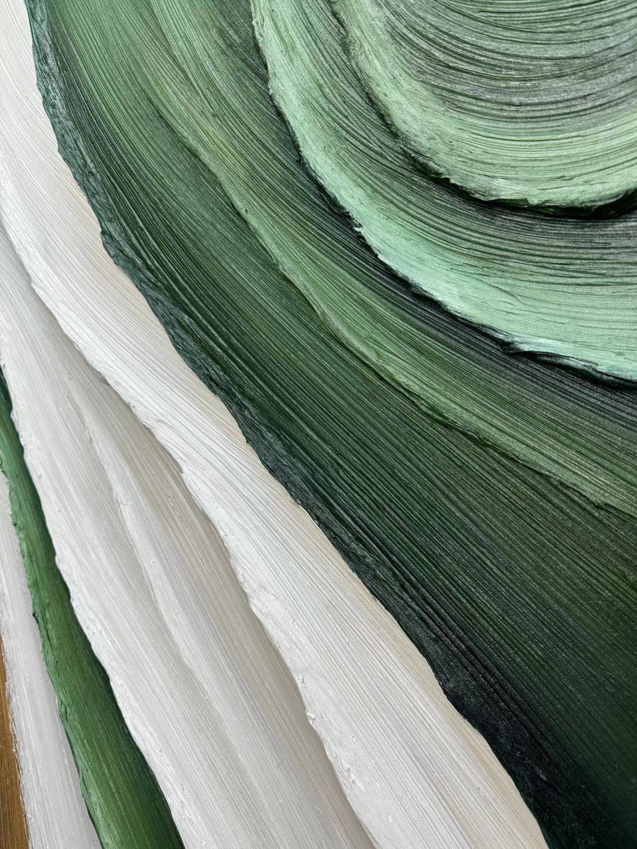 Green Minimalist Painting #GM 013