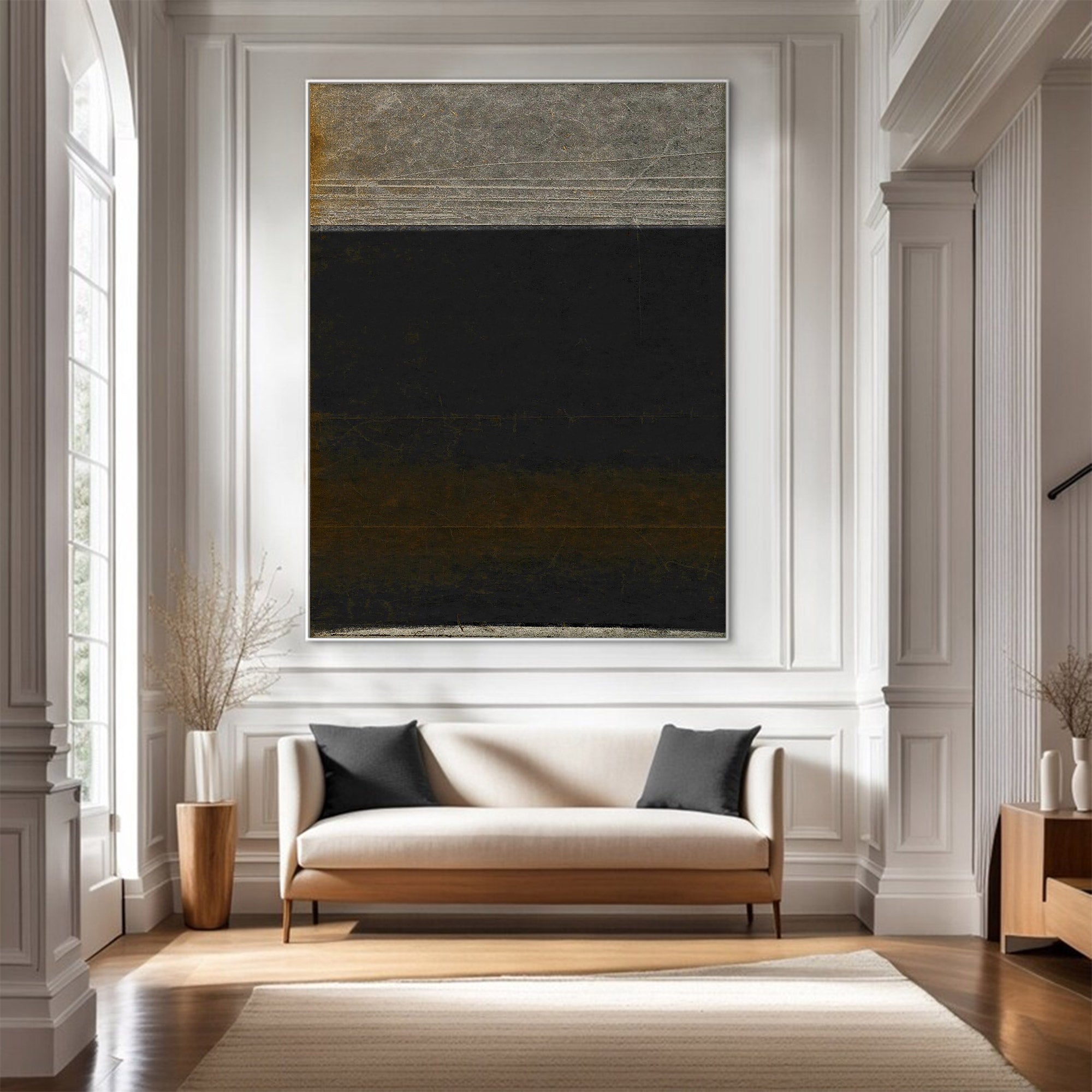 Modern Abstract Large Textured Art | MuroArt #WG 108