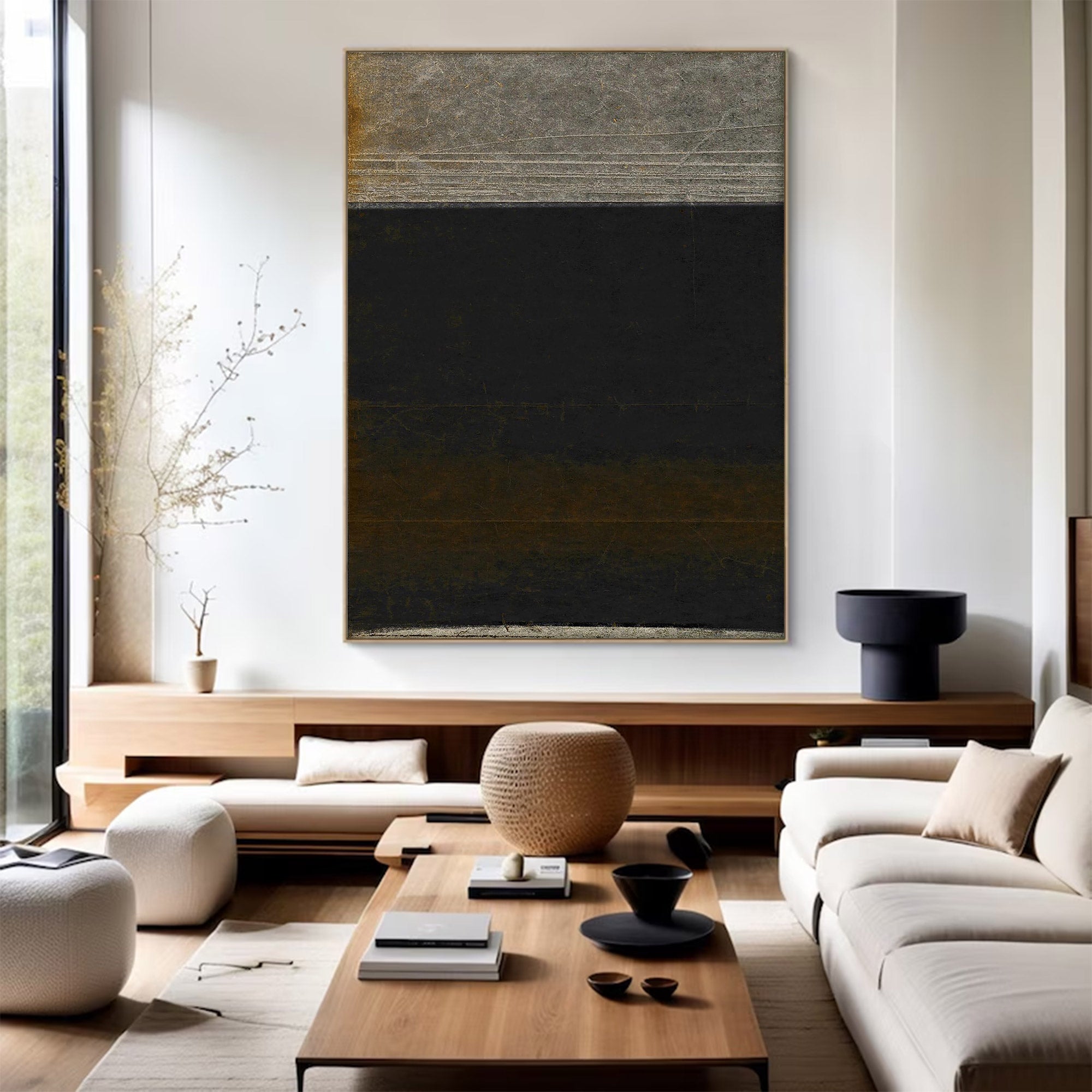 Modern Abstract Large Textured Art | MuroArt #WG 108