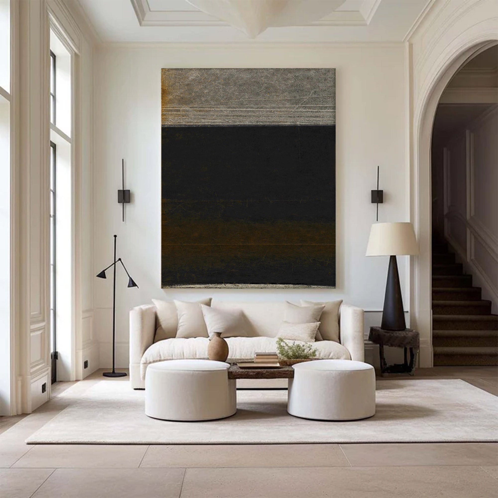 Modern Abstract Large Textured Art | MuroArt #WG 108
