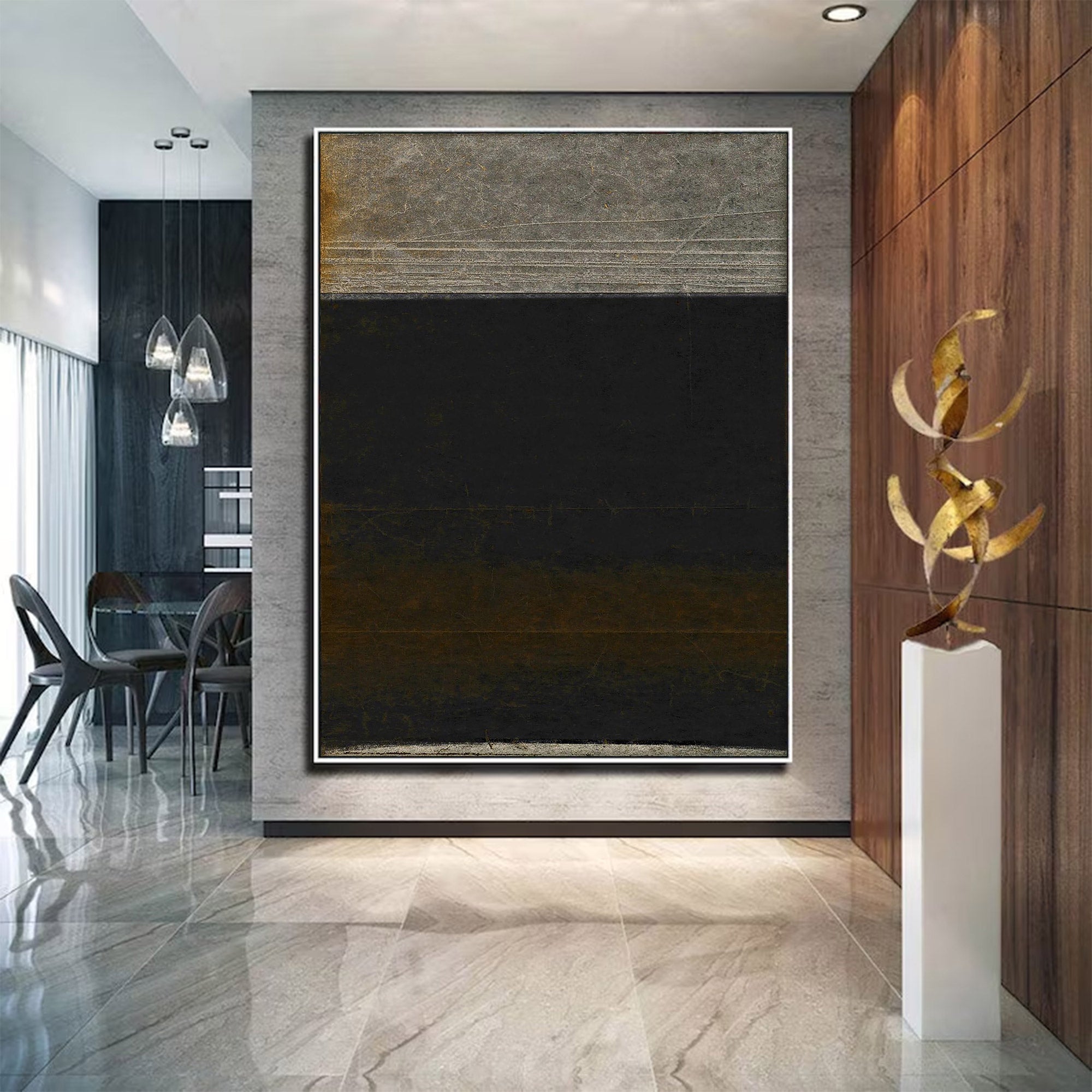 Modern Abstract Large Textured Art | MuroArt #WG 108