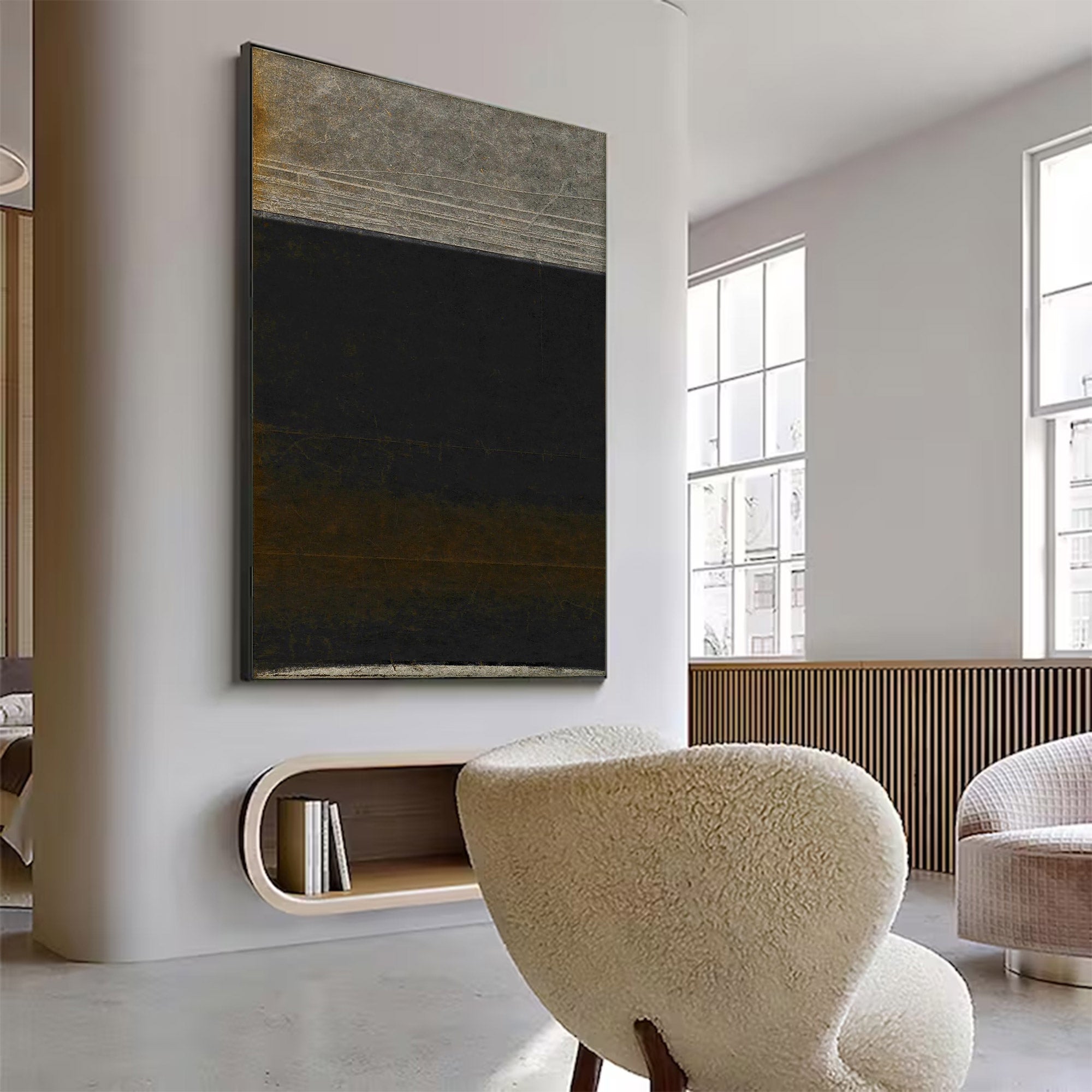 Modern Abstract Large Textured Art | MuroArt #WG 108