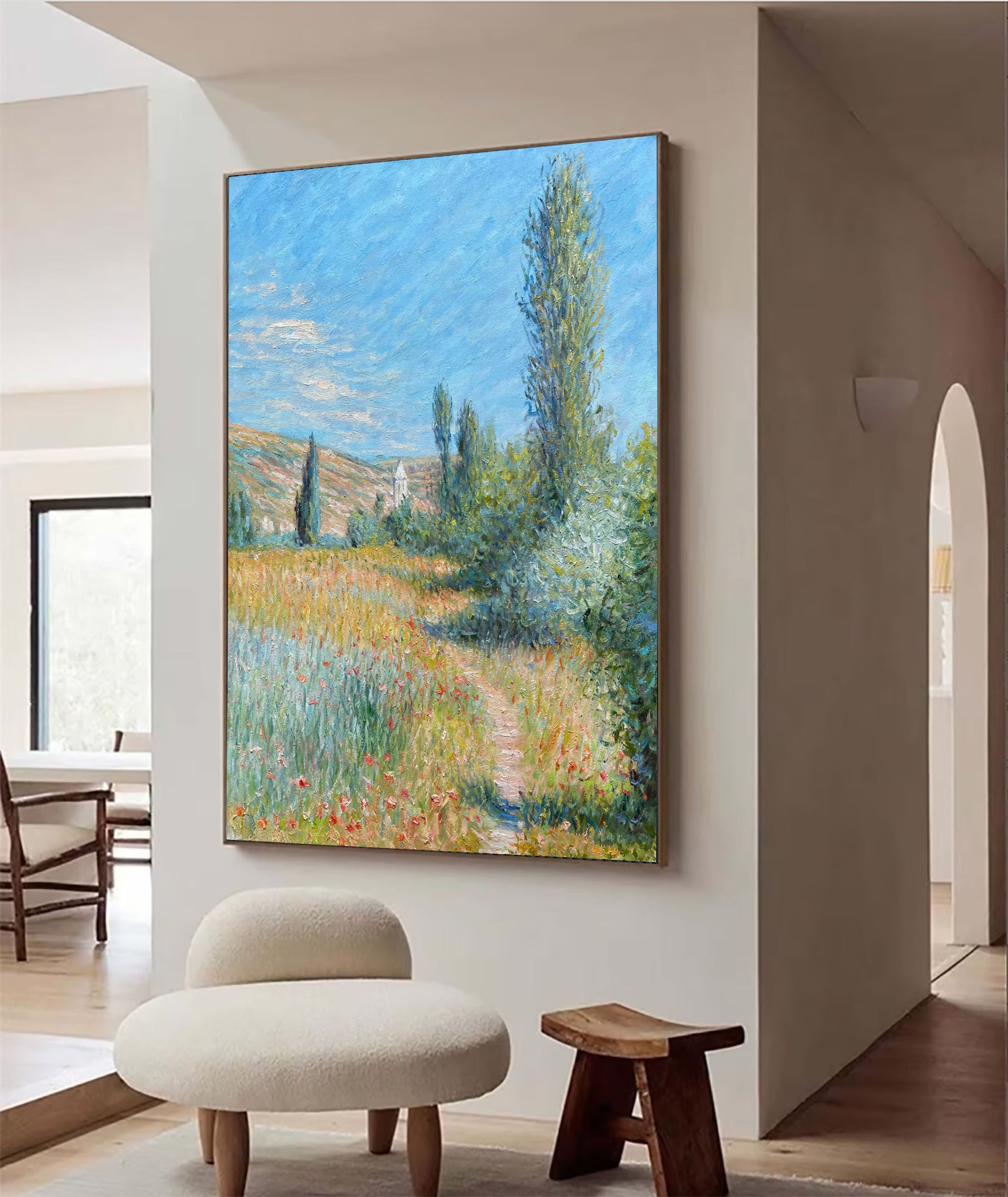 Monet Inspired French Landscape, Impressionist Trail #BGA 176
