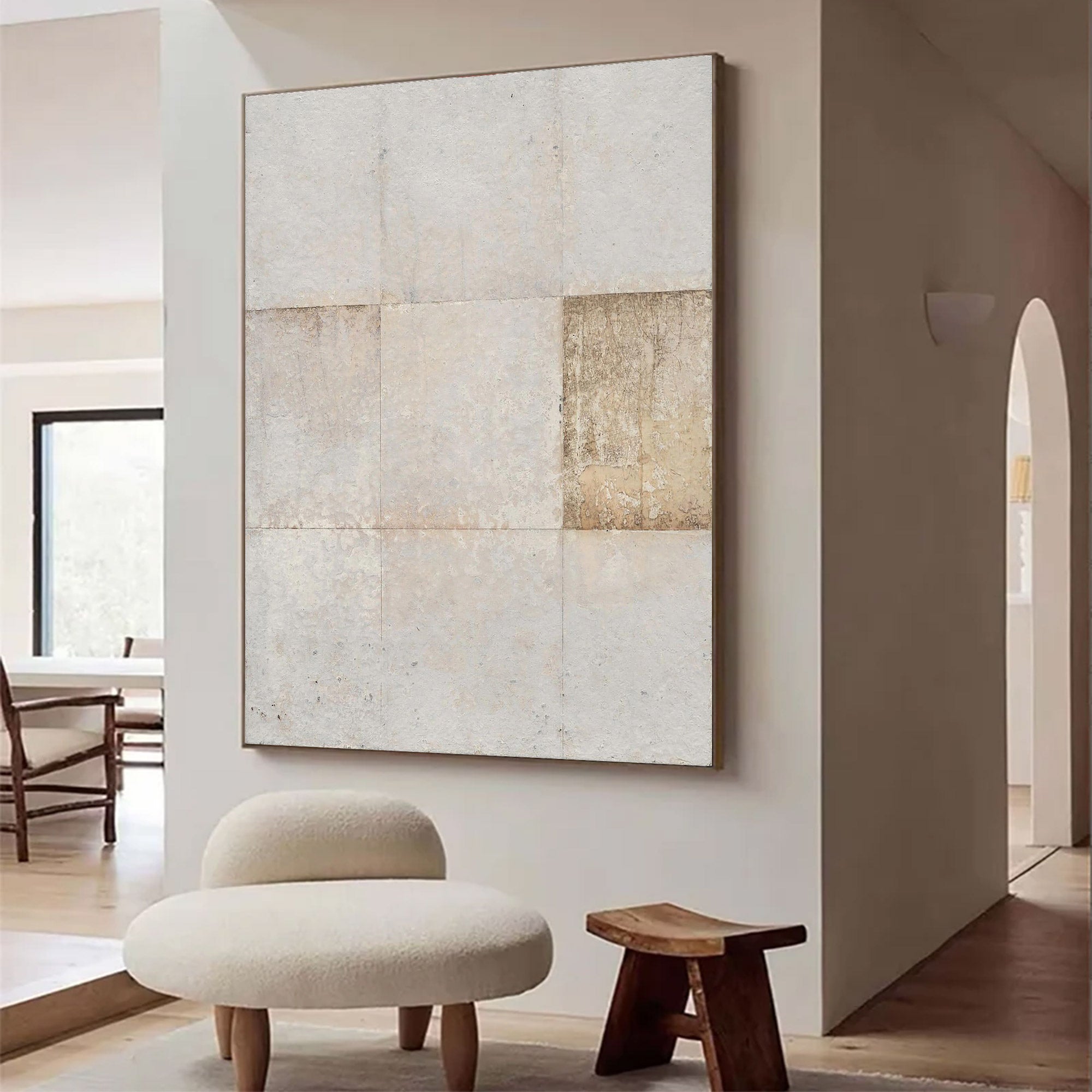 Contemporary Large Square Grid Art | MuroArt #WG 110