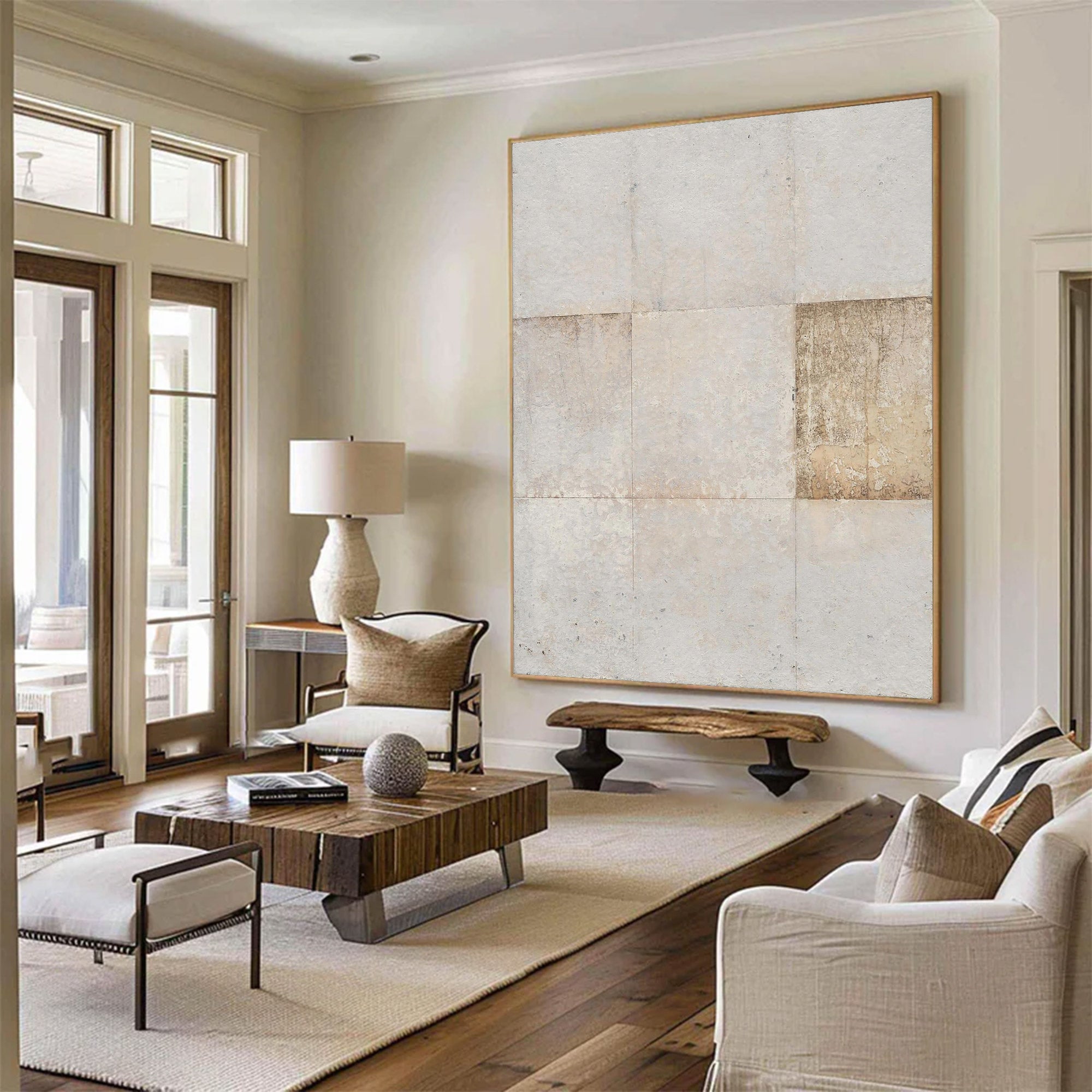 Contemporary Large Square Grid Art | MuroArt #WG 110