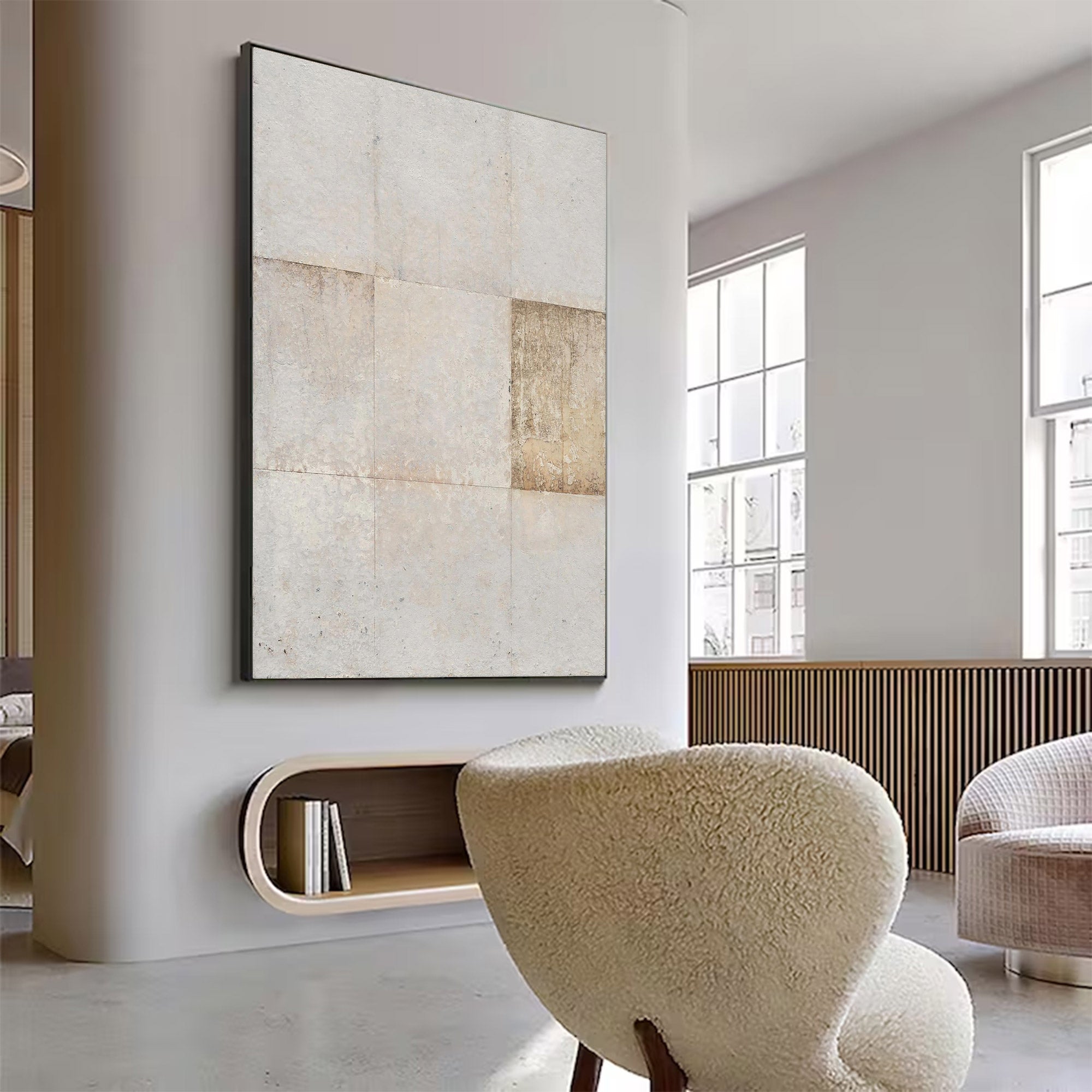 Contemporary Large Square Grid Art | MuroArt #WG 110