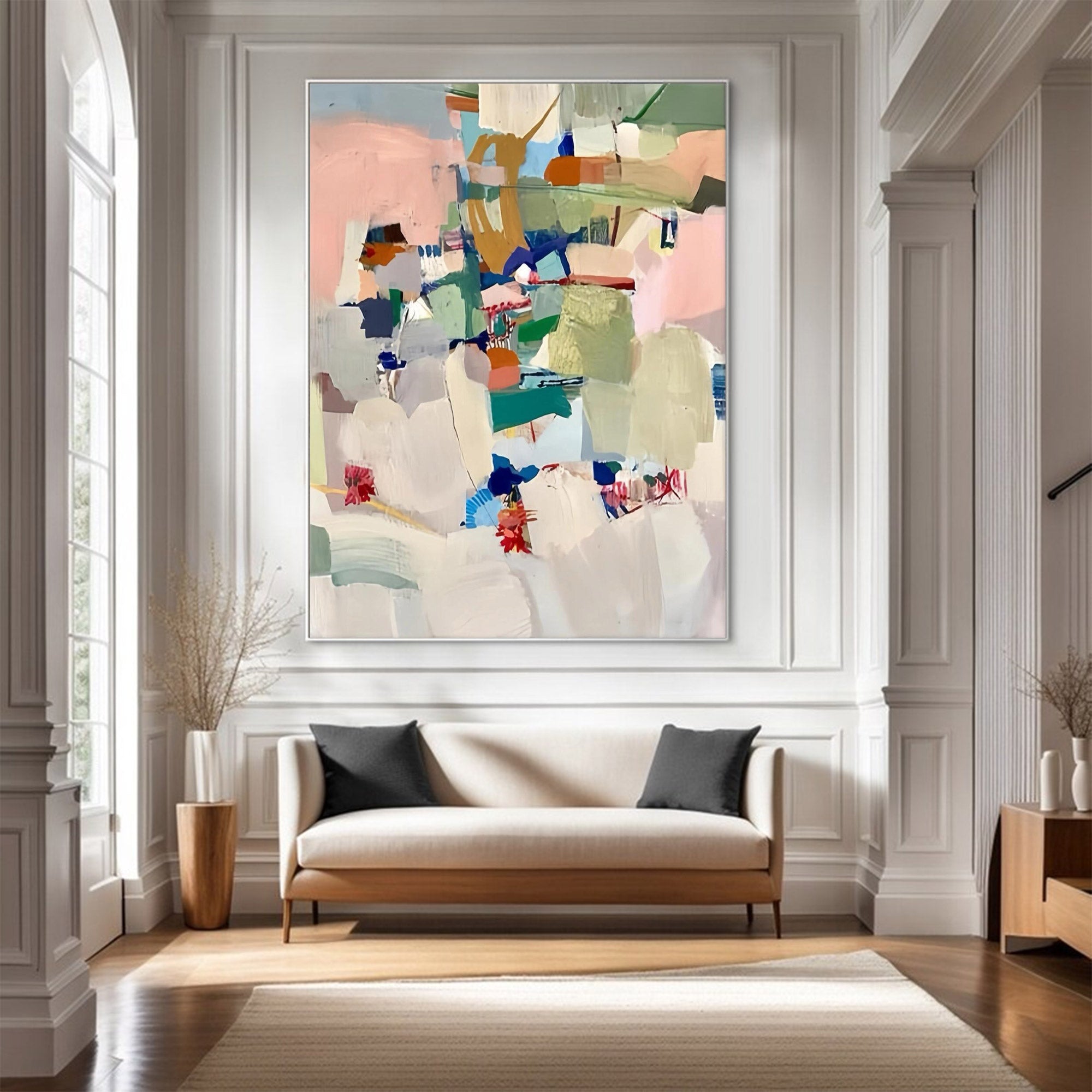 Abstract Large Colorful Wall Art | MuroArt #WG 111