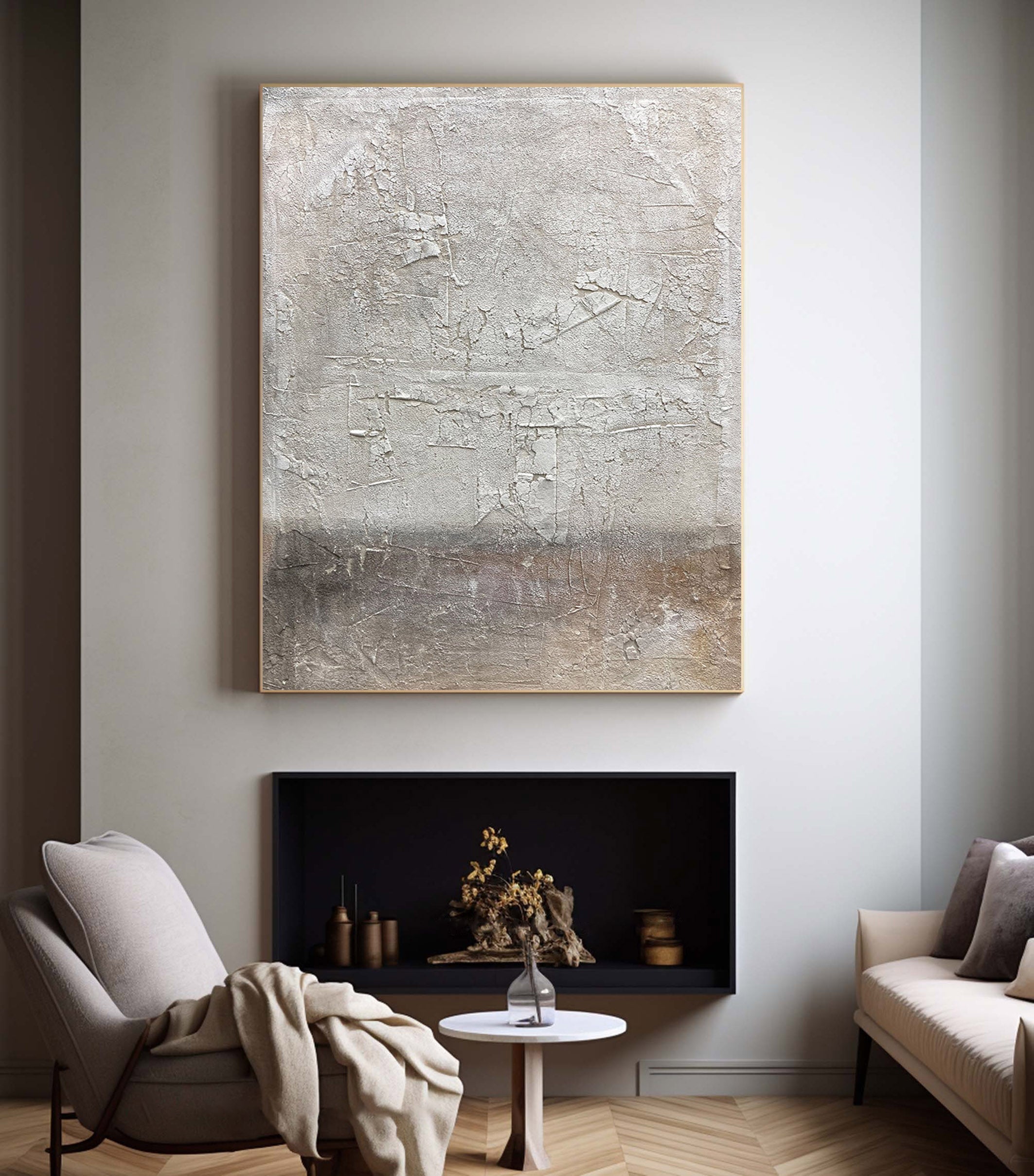 Grey Abstract Painting #GAP 006
