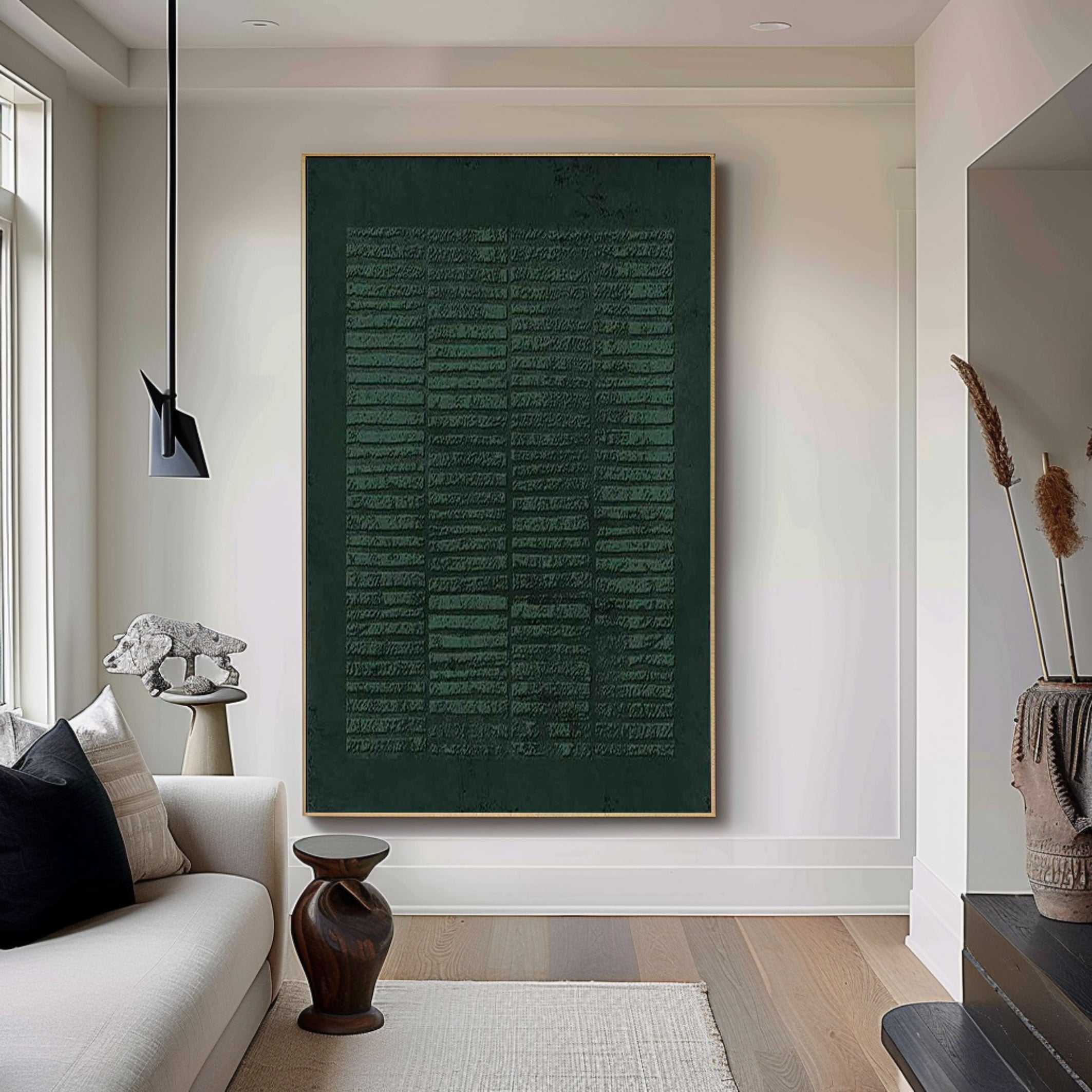Green Minimalist Painting #GM 011