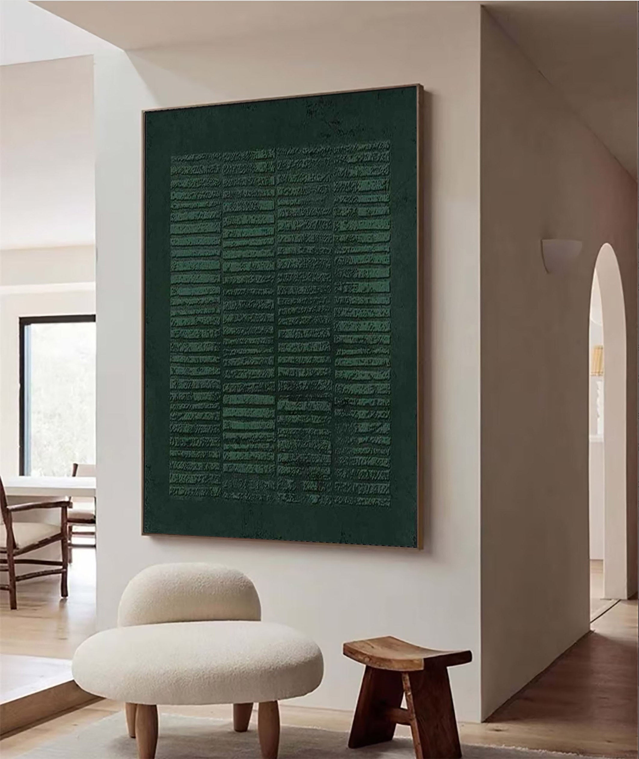 Green Minimalist Painting #GM 011