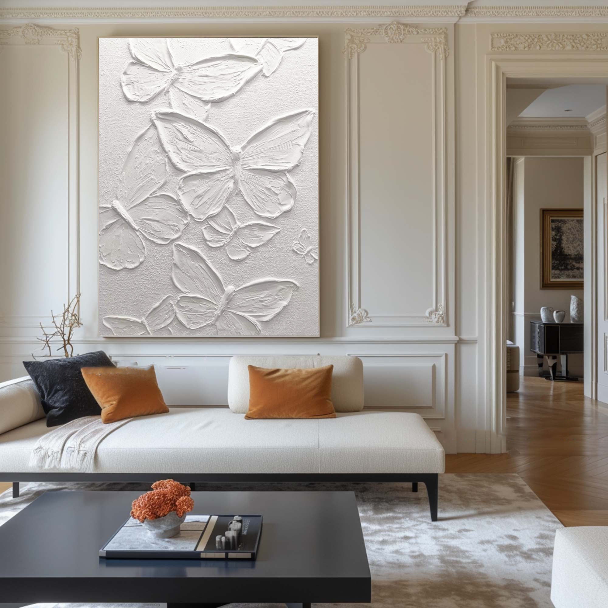 White Minimalist Painting #WM 031