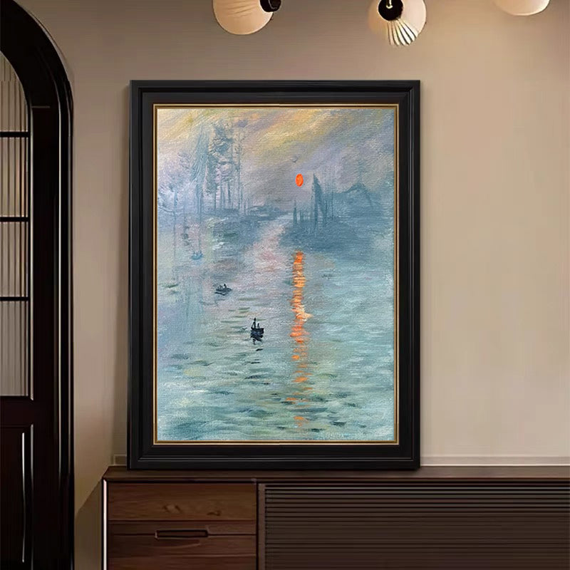 Monet's Dawn: Sunrise Impression, Harbor Haze Art #BGA 190