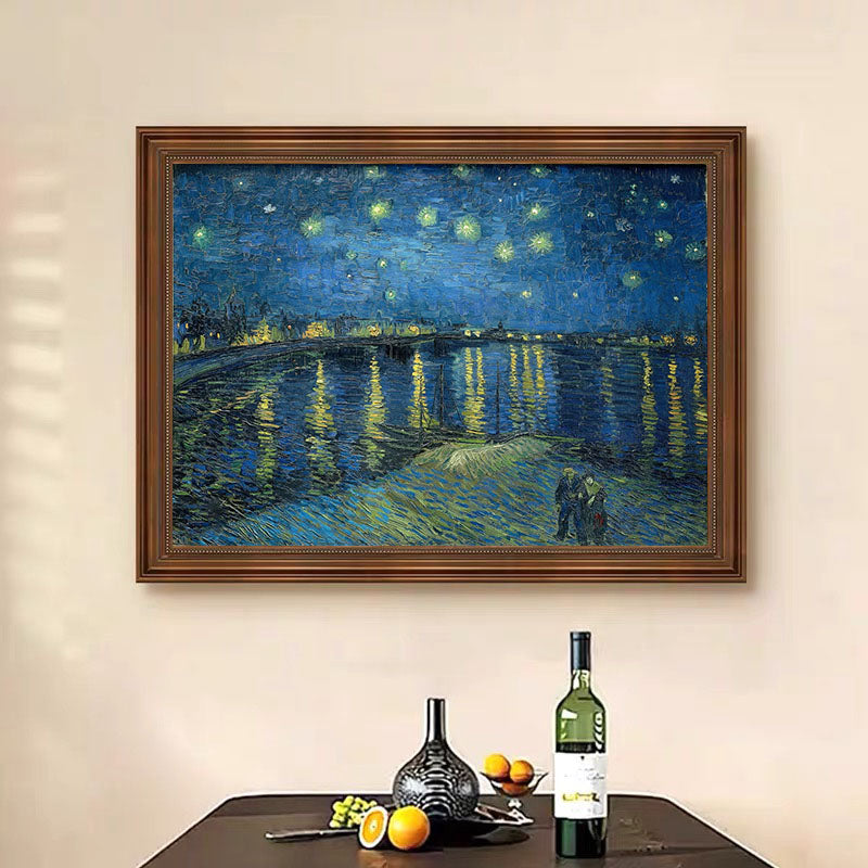 Starry Night Over the Rhône, Vincent Van Gogh Inspired #BGA 102