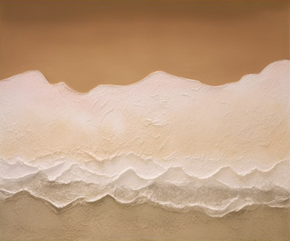 Contemporary Landscape Abstract with Textured Layers #BGA 253