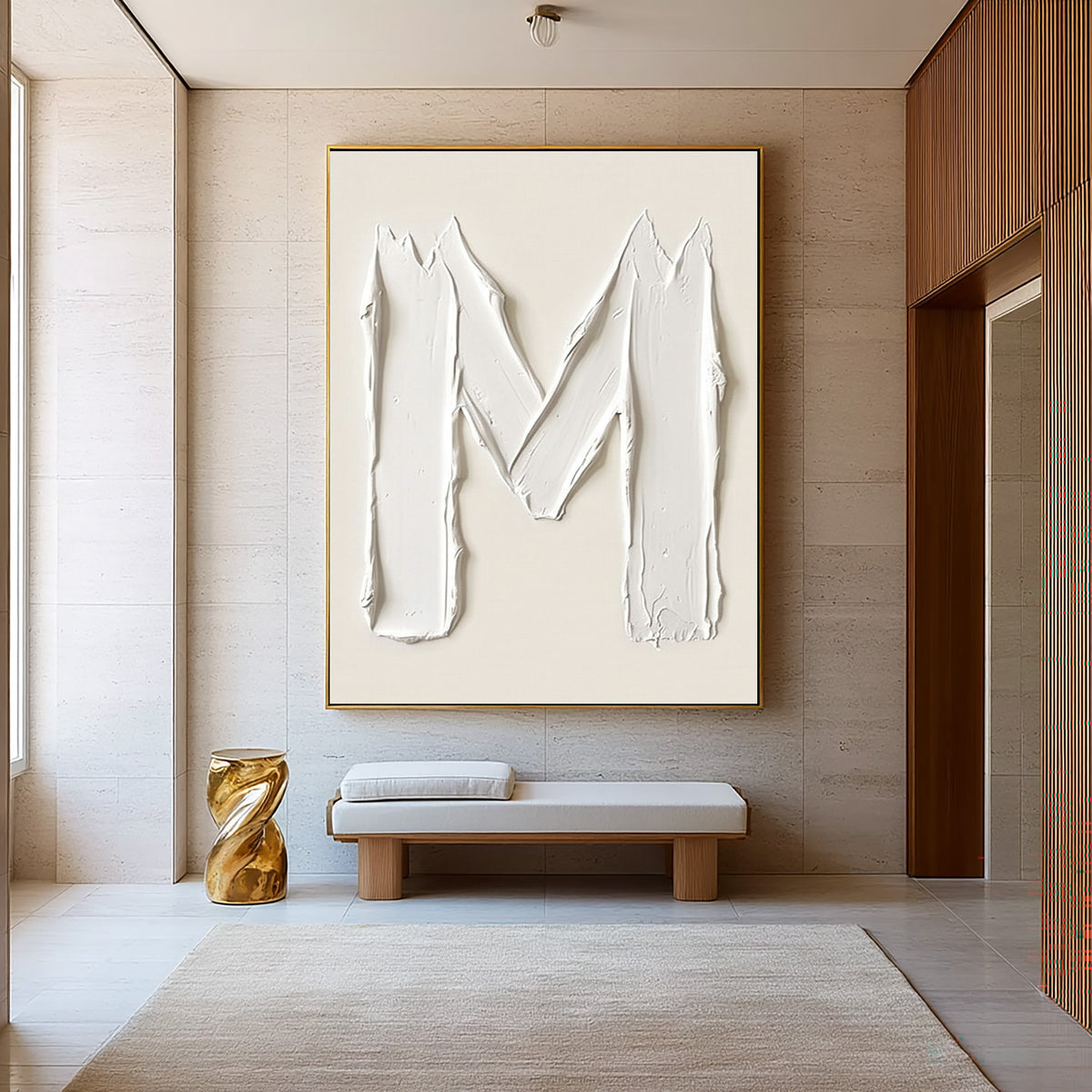 The Geometry Of A Gesture Large White Abstract Wall Art Textured Sculptural Relief Contemporary Artwork