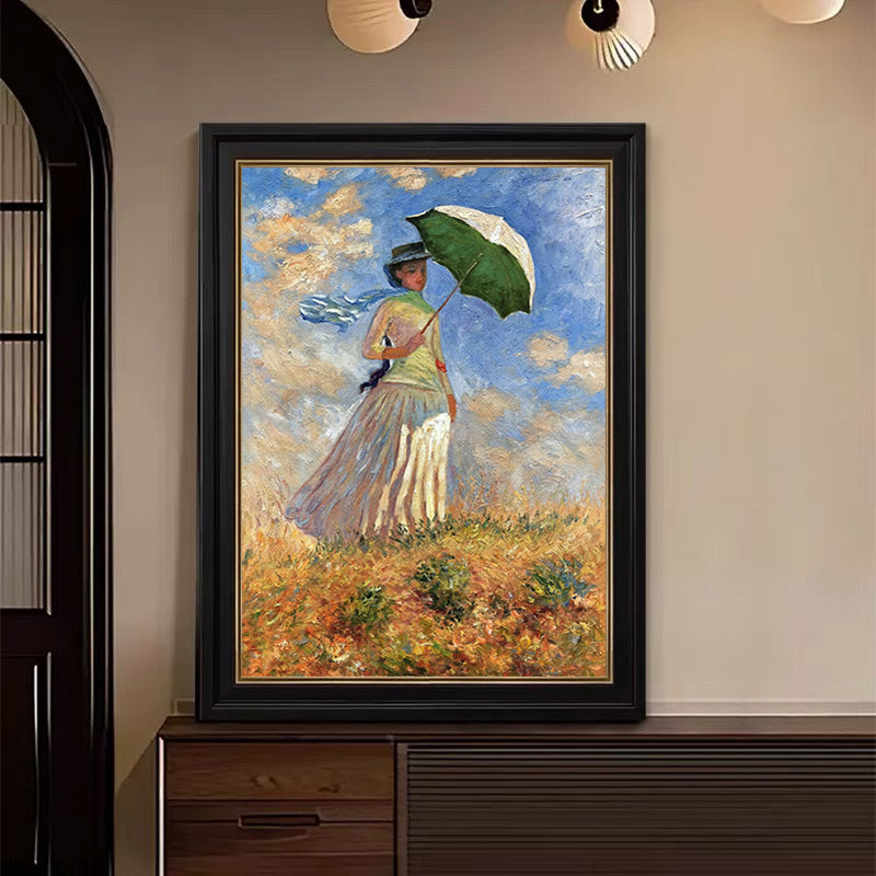 Woman with a Parasol, Inspired by Monet #BGA 177